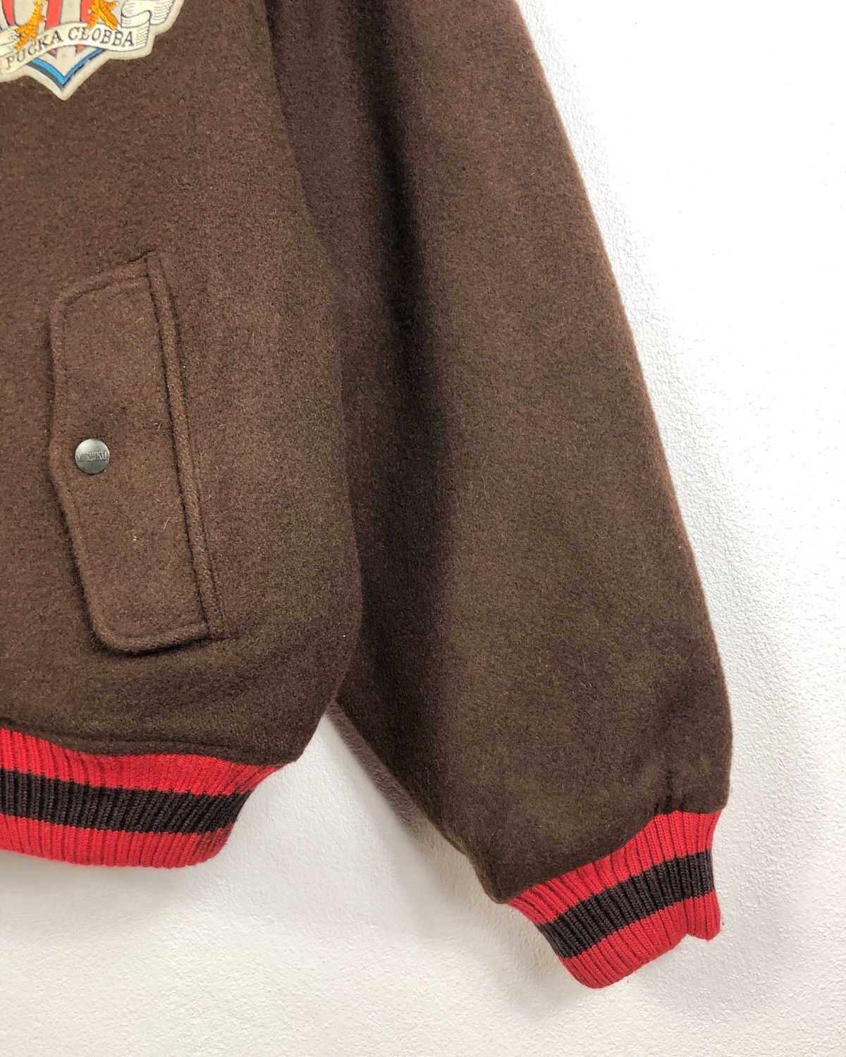 Michiko Koshino London Rare Vintage Michiko Koshino London Wool Varsity Jacket Size US XL / EU 56 / 4 - 7 Thumbnail
