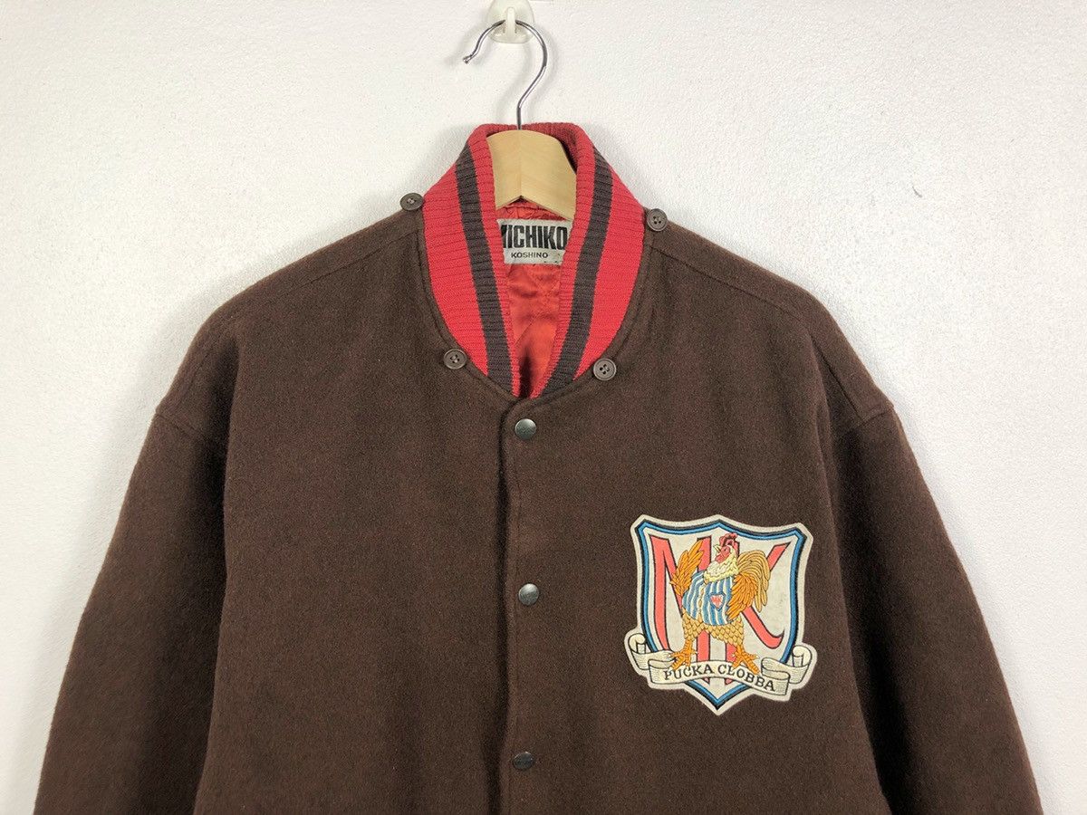 Michiko Koshino London Rare Vintage Michiko Koshino London Wool Varsity Jacket Size US XL / EU 56 / 4 - 3 Thumbnail