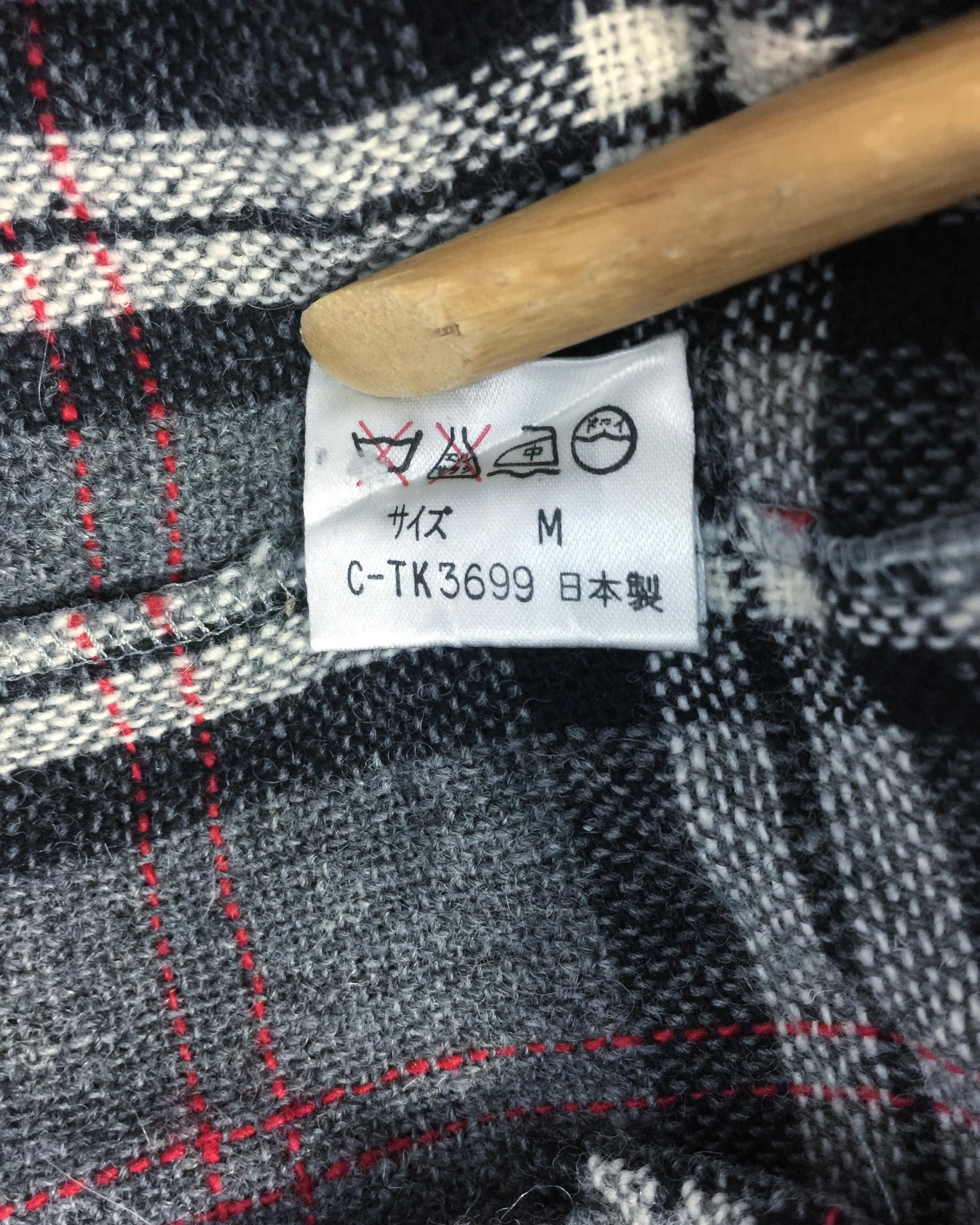 Japanese Brand Rare Super Lovers Tokyo Checkered Wool Flannel Size US M / EU 48-50 / 2 - 9 Thumbnail