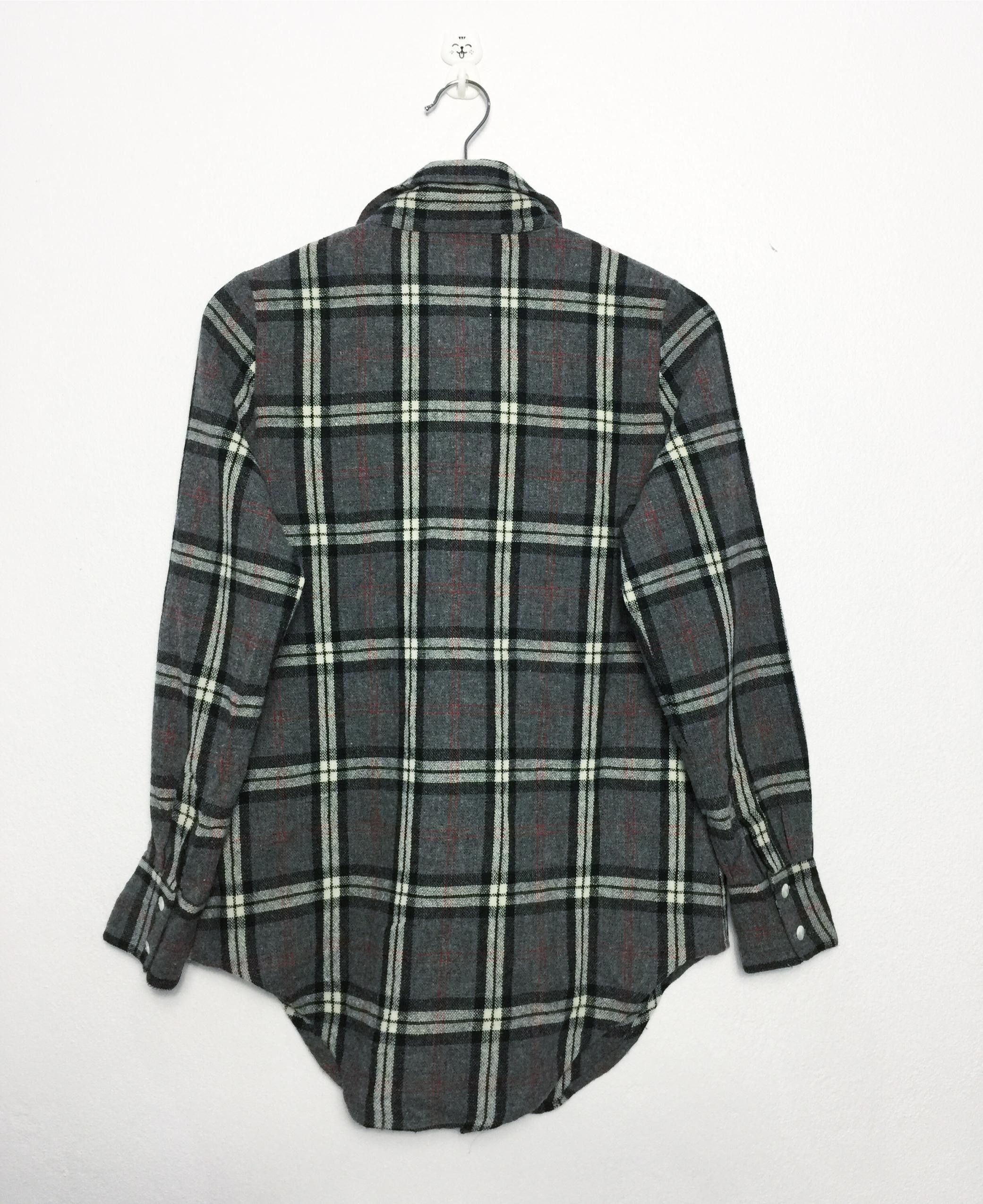 Japanese Brand Rare Super Lovers Tokyo Checkered Wool Flannel Size US M / EU 48-50 / 2 - 7 Thumbnail