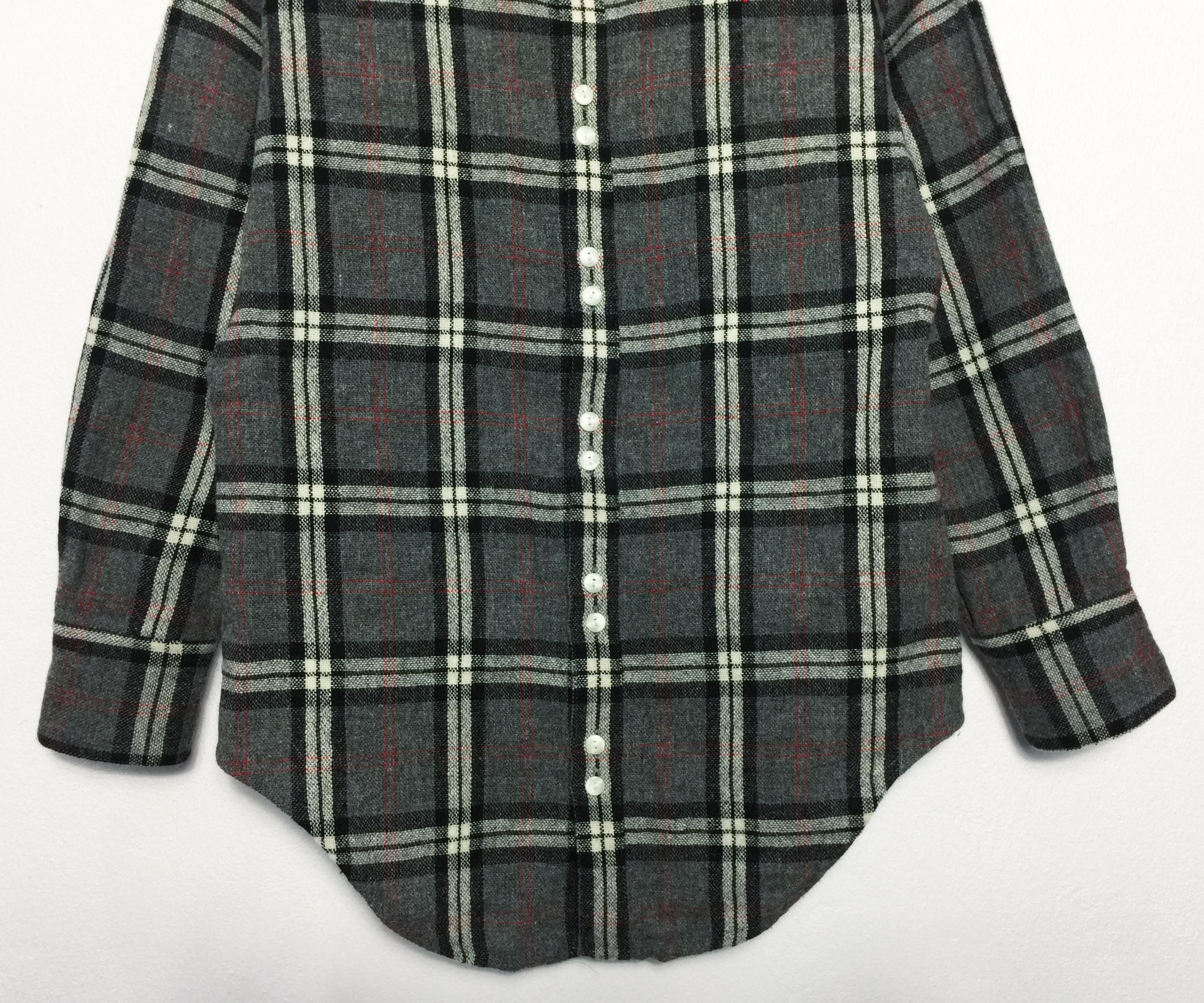 Japanese Brand Rare Super Lovers Tokyo Checkered Wool Flannel Size US M / EU 48-50 / 2 - 4 Thumbnail