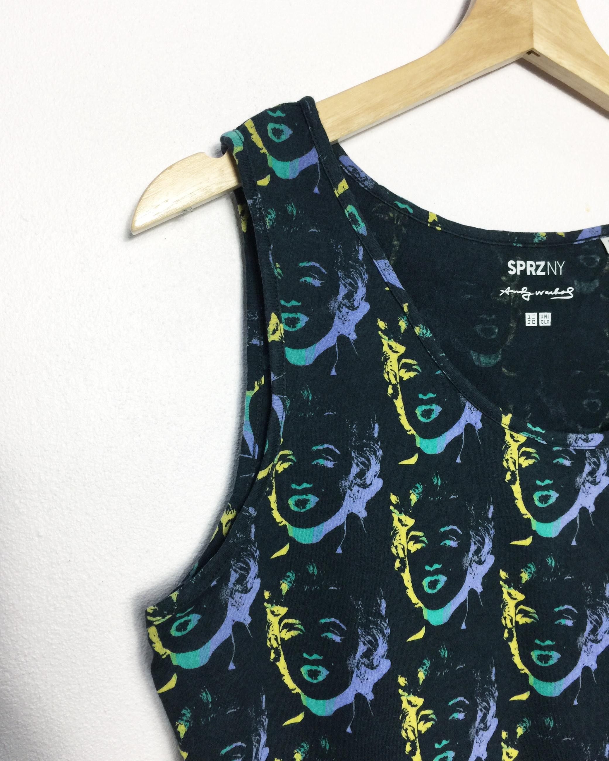 Andy Warhol × Uniqlo Uniqlo X Andy Warhol X Marilyn Monroe Fullprint Tank Tops Size L / US 10 / IT 46 - 4 Thumbnail