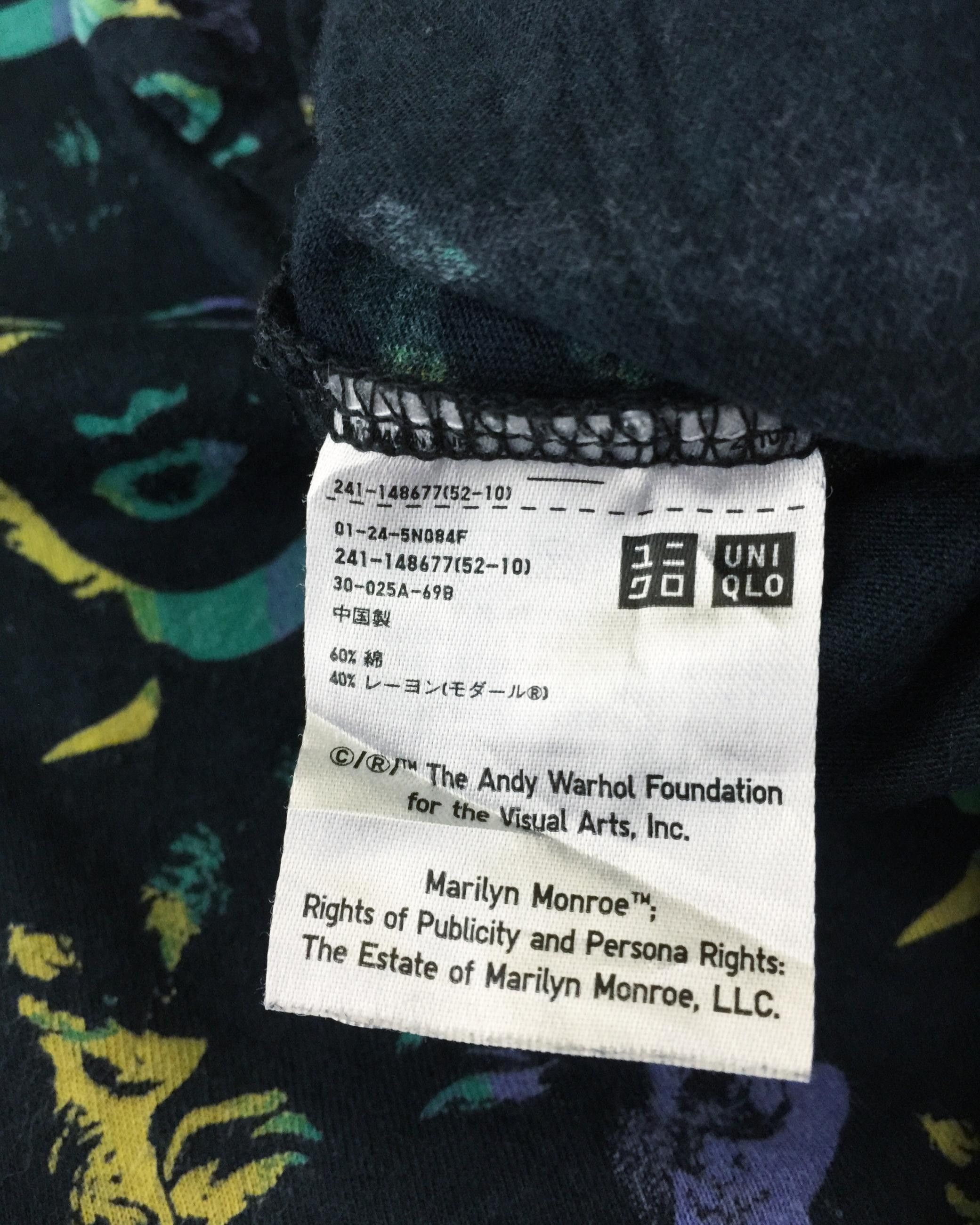 Andy Warhol × Uniqlo Uniqlo X Andy Warhol X Marilyn Monroe Fullprint Tank Tops Size L / US 10 / IT 46 - 8 Thumbnail
