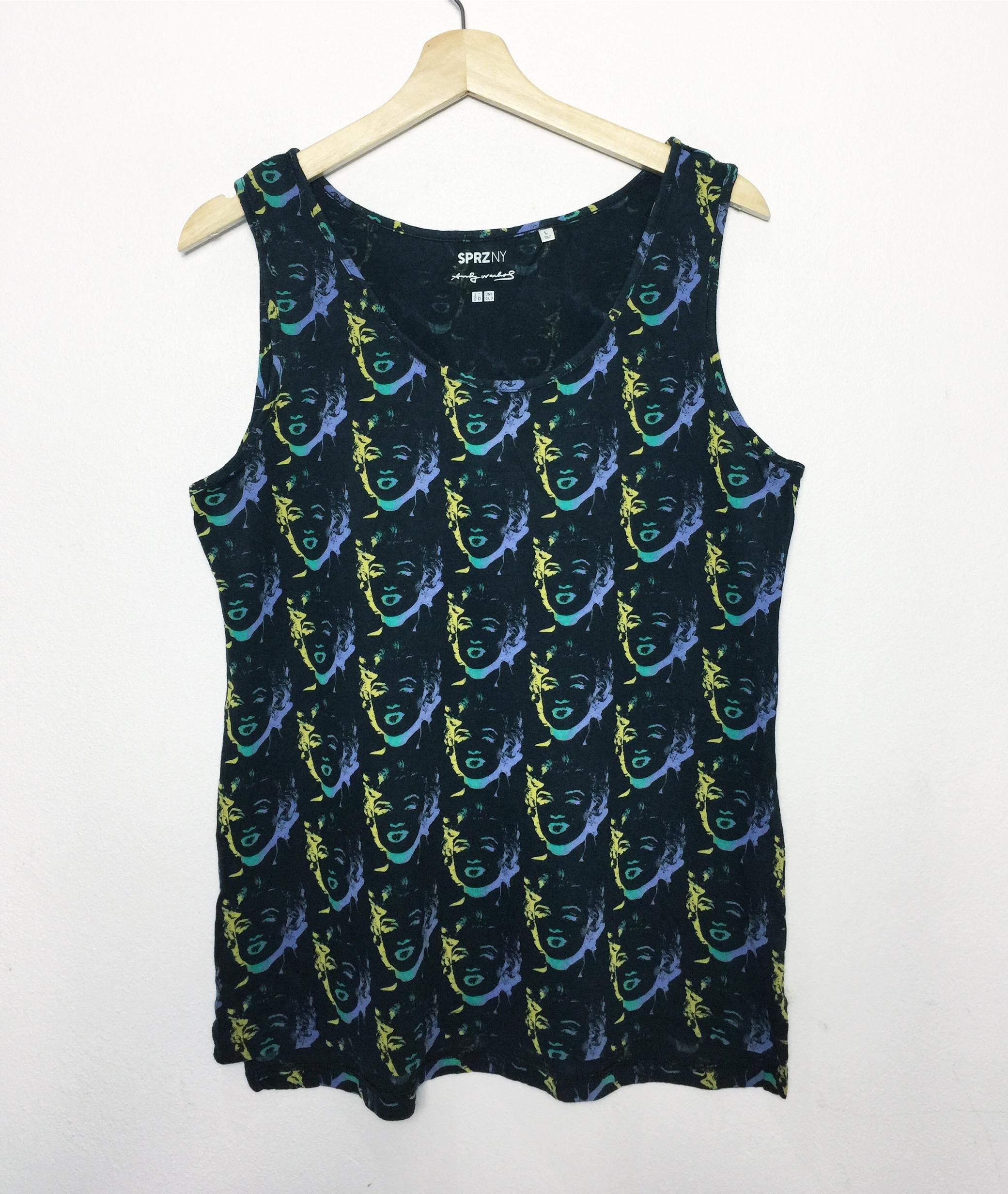 Uniqlo X Andy Warhol X Marilyn Monroe Fullprint Tank Tops