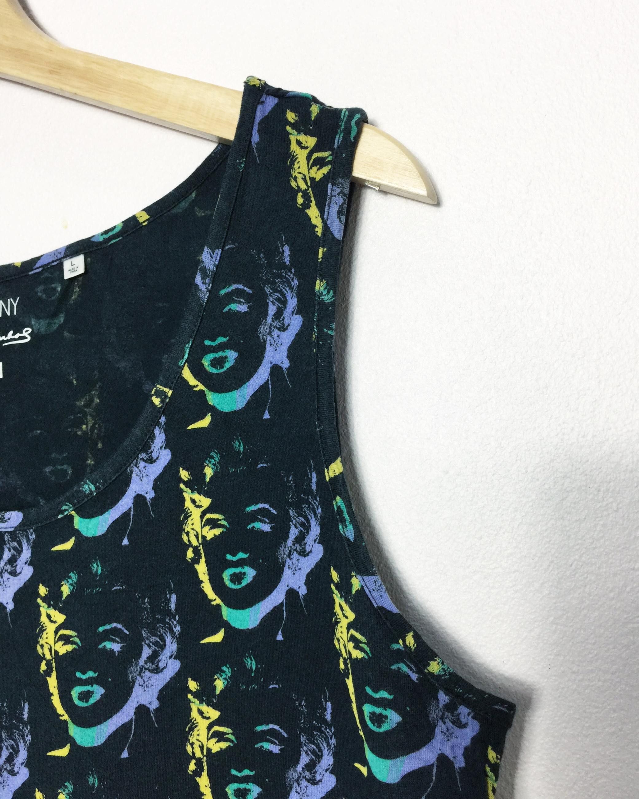 Andy Warhol × Uniqlo Uniqlo X Andy Warhol X Marilyn Monroe Fullprint Tank Tops Size L / US 10 / IT 46 - 5 Thumbnail