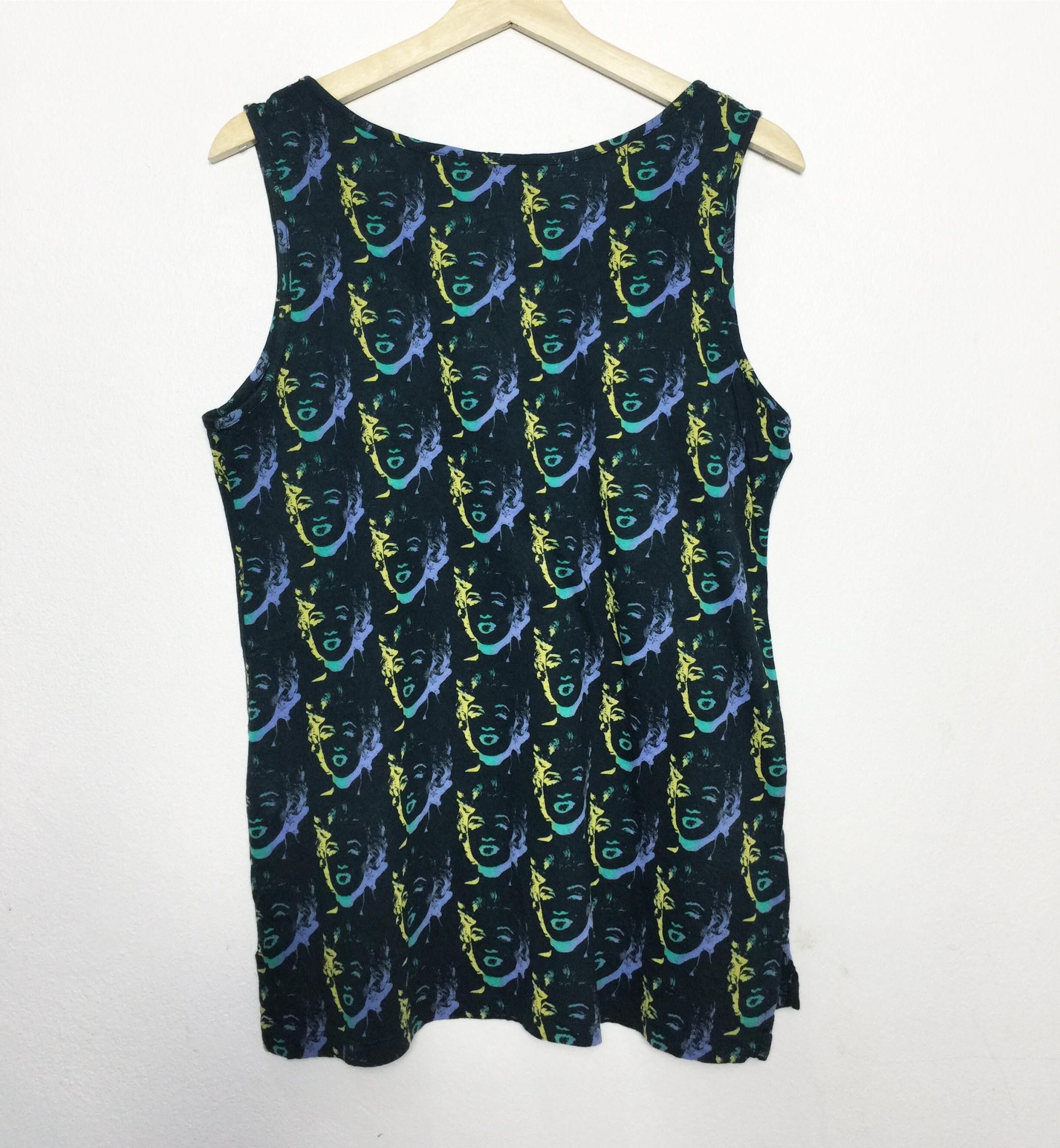 Andy Warhol × Uniqlo Uniqlo X Andy Warhol X Marilyn Monroe Fullprint Tank Tops Size L / US 10 / IT 46 - 6 Thumbnail