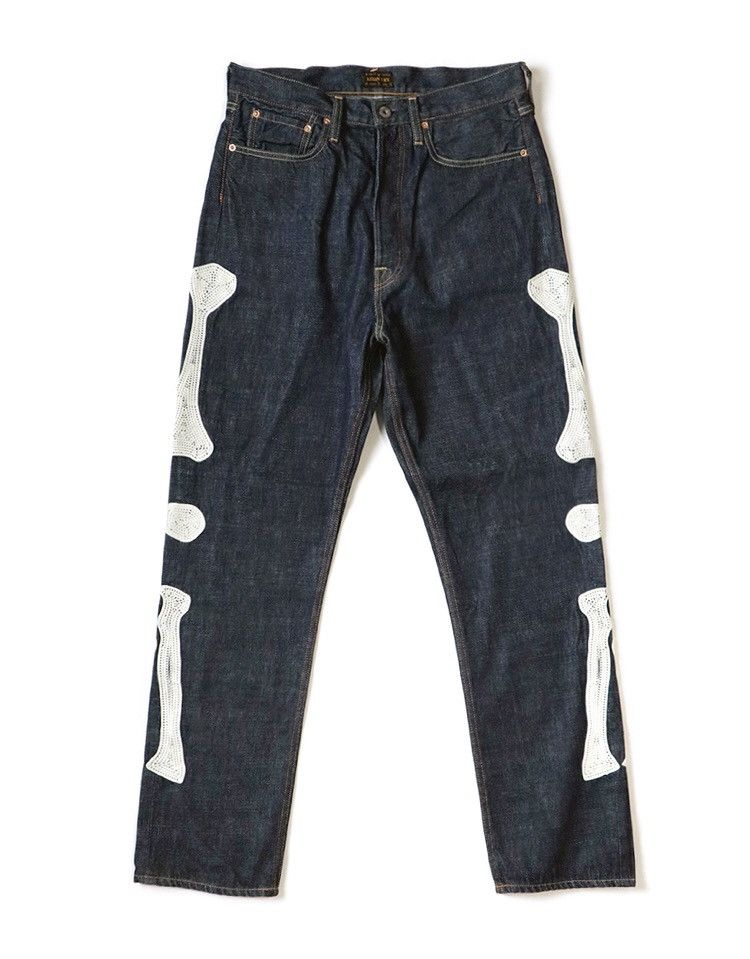 Kapital × Kapital Kountry Kapital 12.5 Oz Denim Mexican Black Tie 5p Okagilly Size US 32 / EU 48 - 2 Thumbnail