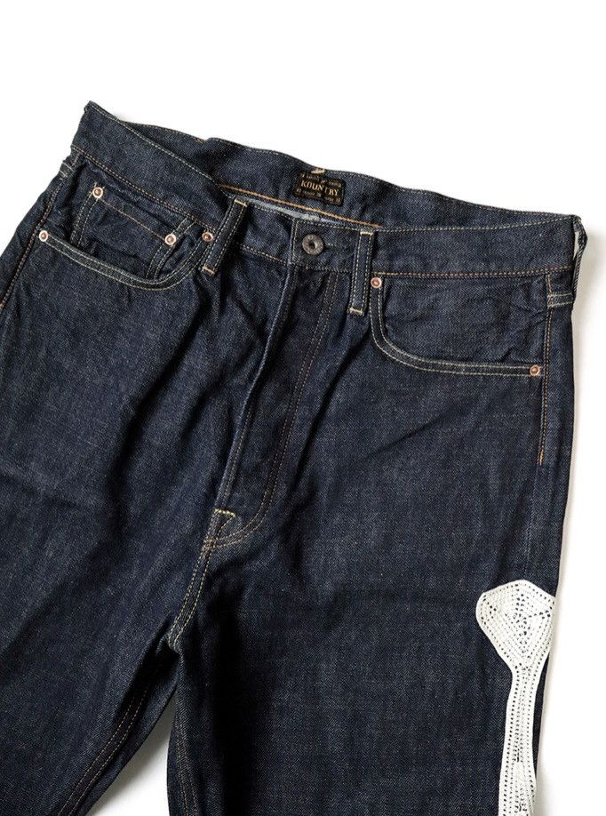 Kapital × Kapital Kountry Kapital 12.5 Oz Denim Mexican Black Tie 5p Okagilly Size US 32 / EU 48 - 4 Thumbnail