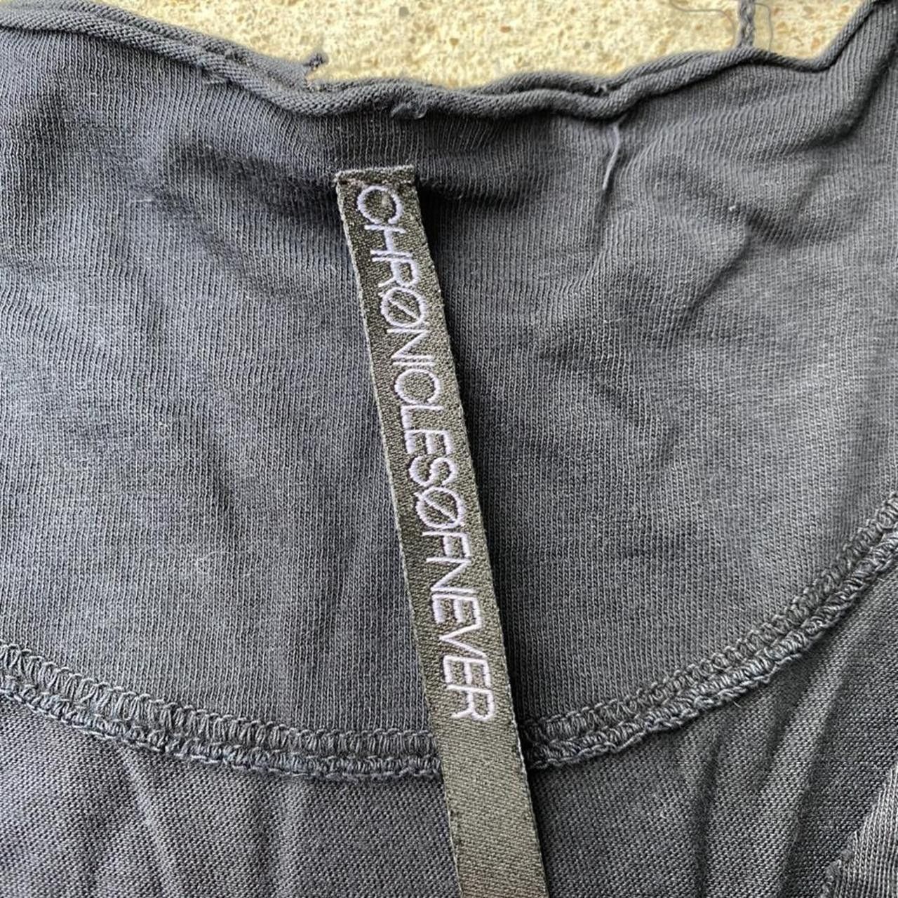 Black Noise White Rain × Chronicles Of Never grey designer tee - not parka coat hoodie leather jacket Size US L / EU 52-54 / 3 - 4 Thumbnail