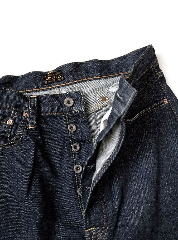 Kapital × Kapital Kountry Kapital 12.5 Oz Denim Mexican Black Tie 5p Okagilly Size US 38 / EU 54 - 5 Thumbnail