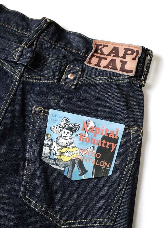 Kapital × Kapital Kountry Kapital 12.5 Oz Denim Mexican Black Tie 5p Okagilly Size US 38 / EU 54 - 7 Thumbnail