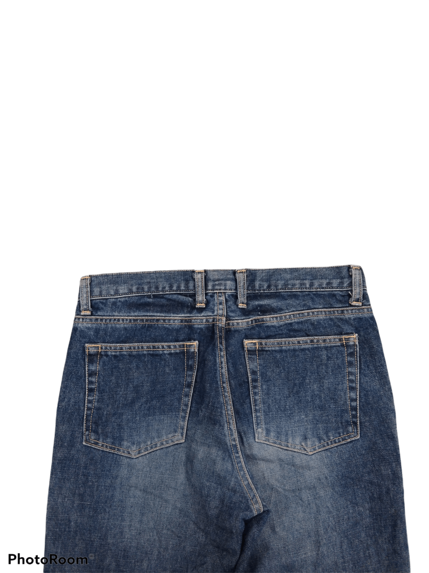 Blue Blue Japan × Japanese Brand DiSTRESSED FLARE BUSH PANTS BLUE BLUE JAPANESE BRAND Size US 29 - 4 Thumbnail
