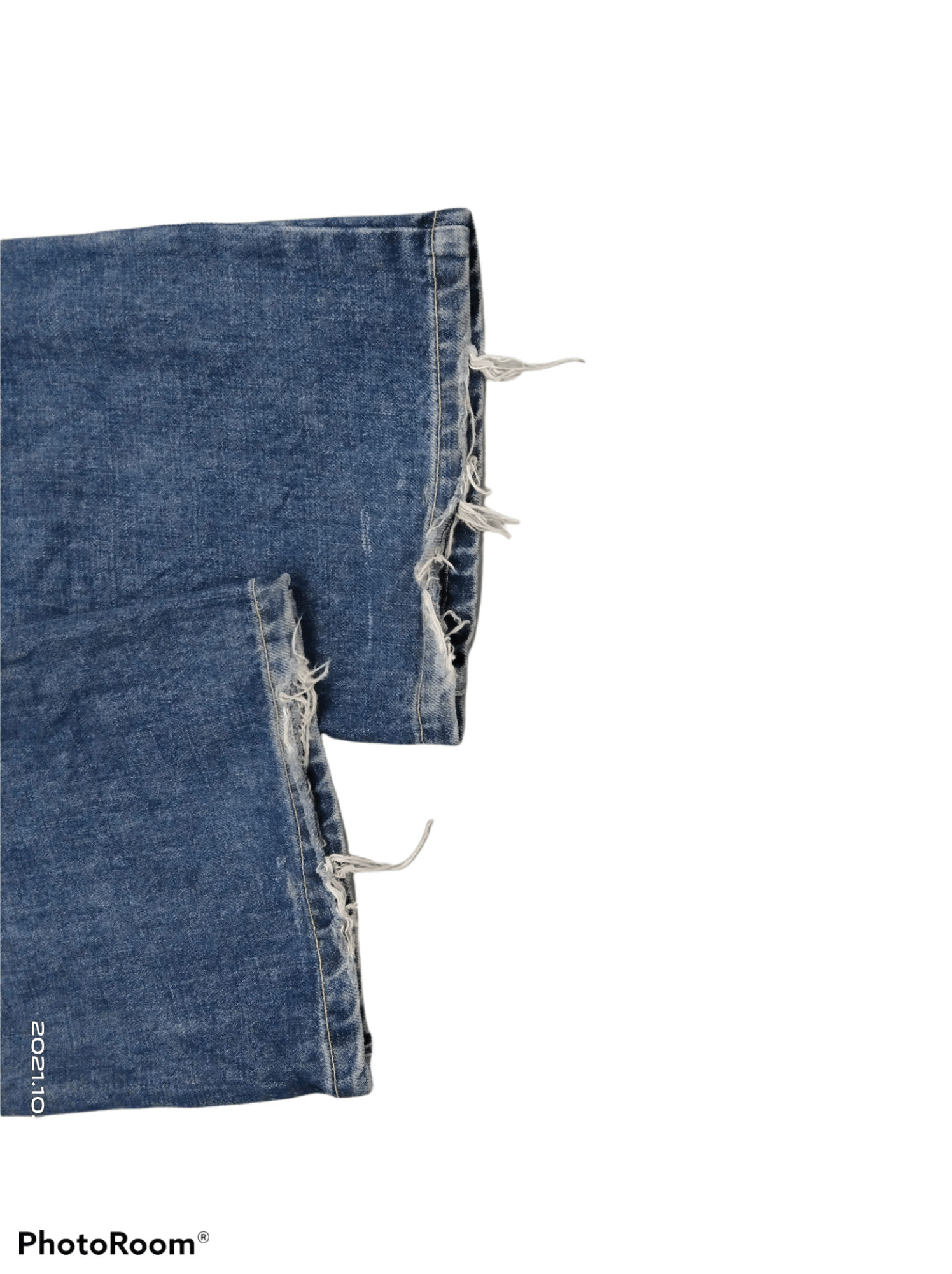 Blue Blue Japan × Japanese Brand DiSTRESSED FLARE BUSH PANTS BLUE BLUE JAPANESE BRAND Size US 29 - 6 Thumbnail