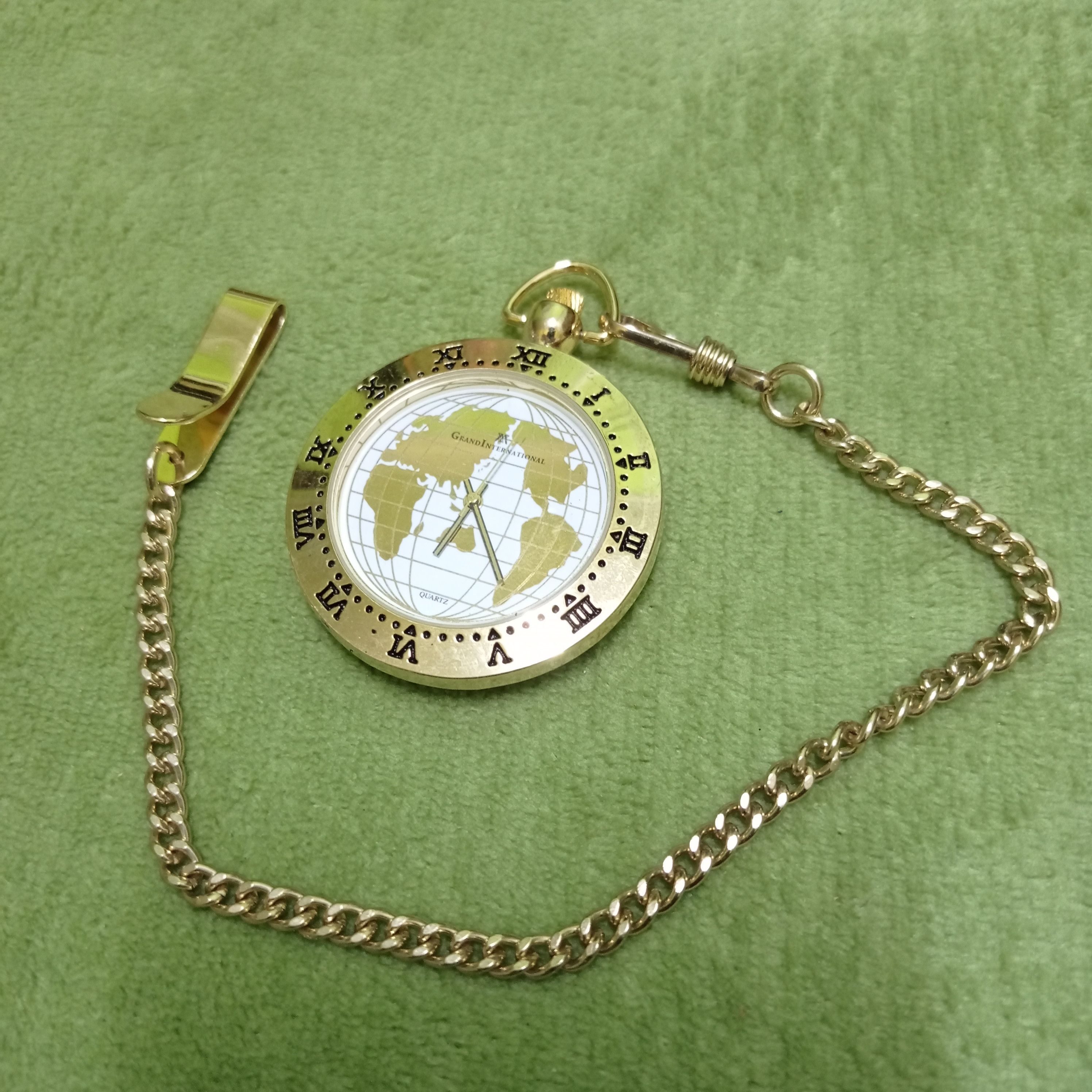 Japanese Brand Retro Pocket Watch "Grand International Quartz" Japan Size ONE SIZE - 8 Thumbnail