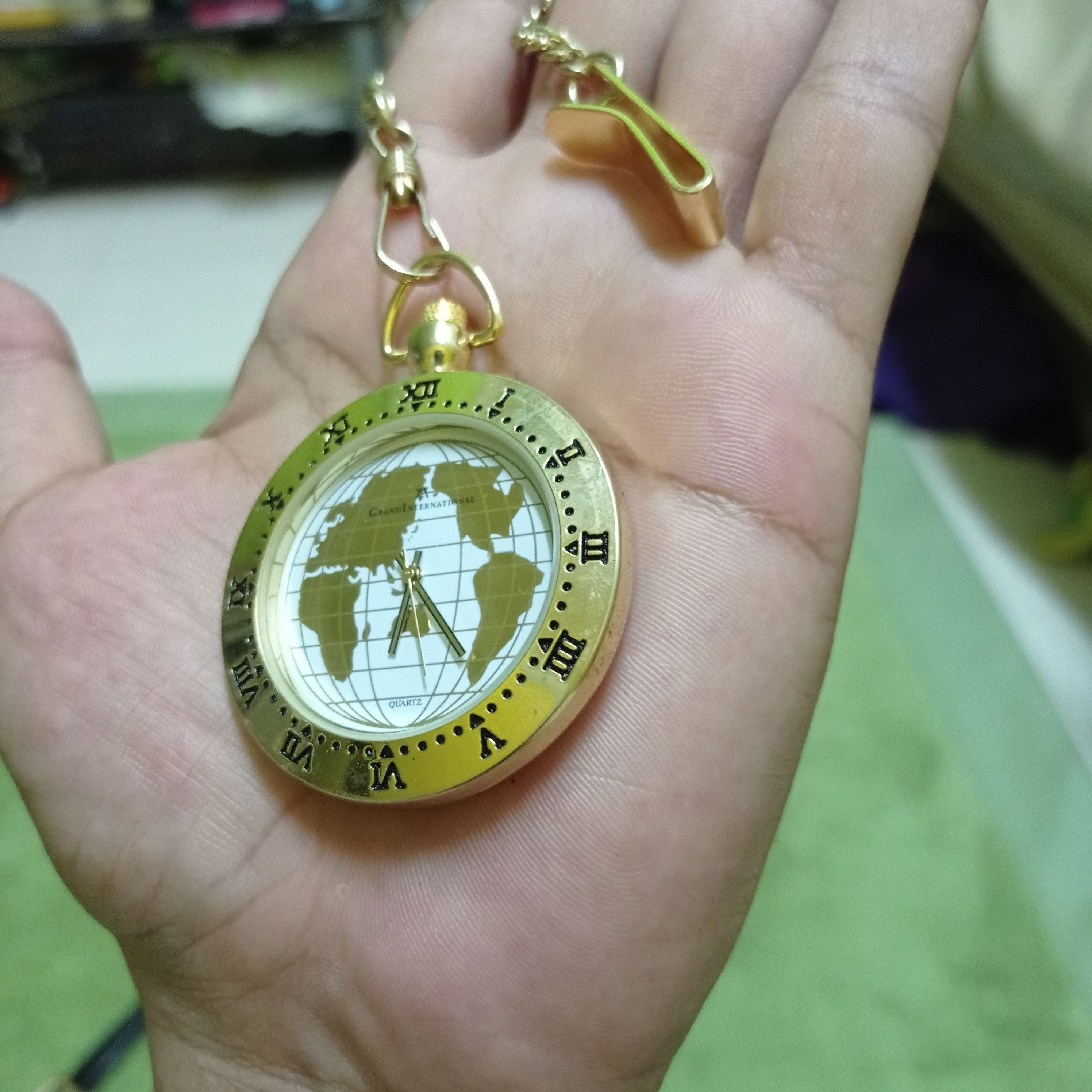 Japanese Brand Retro Pocket Watch "Grand International Quartz" Japan Size ONE SIZE - 10 Thumbnail