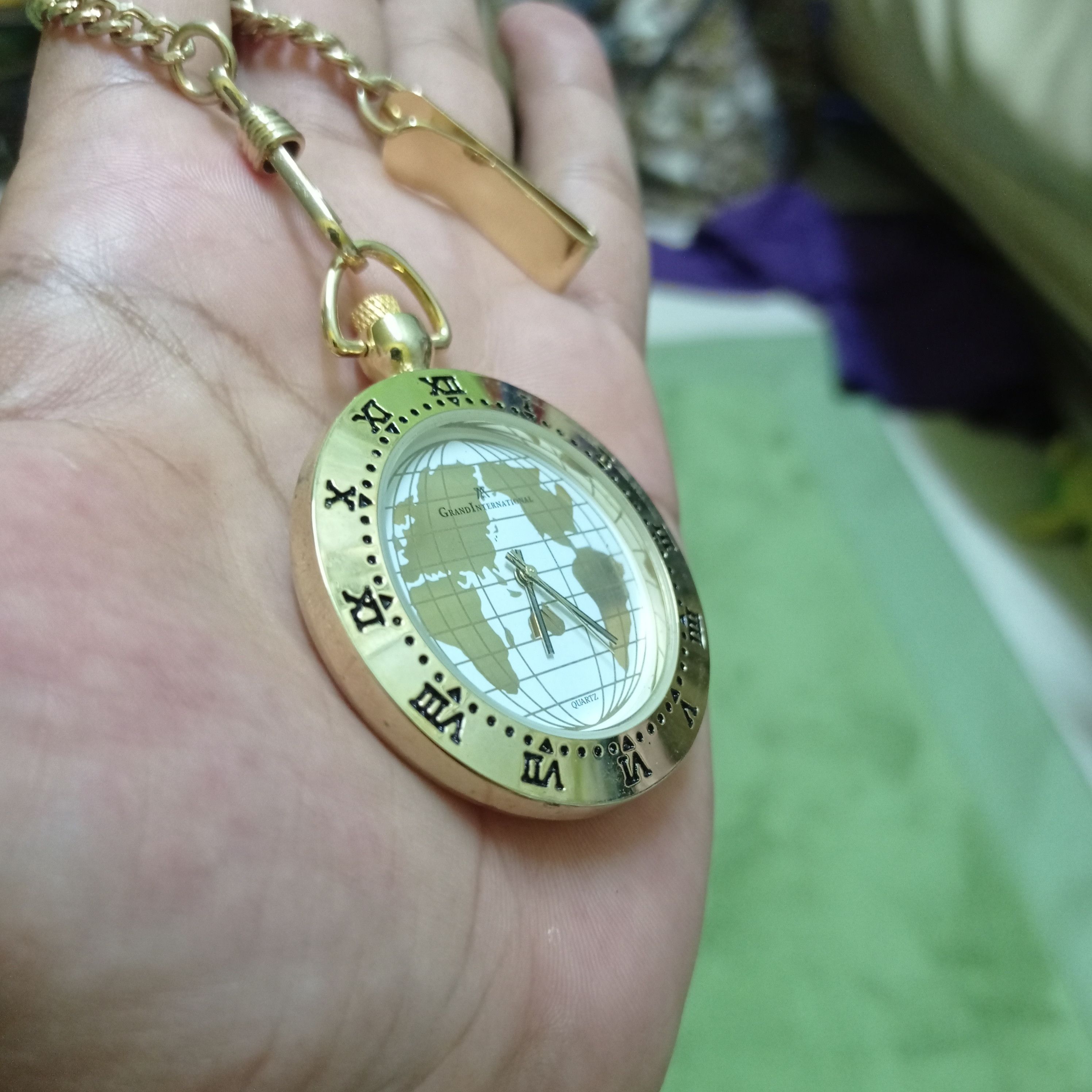 Japanese Brand Retro Pocket Watch "Grand International Quartz" Japan Size ONE SIZE - 5 Thumbnail