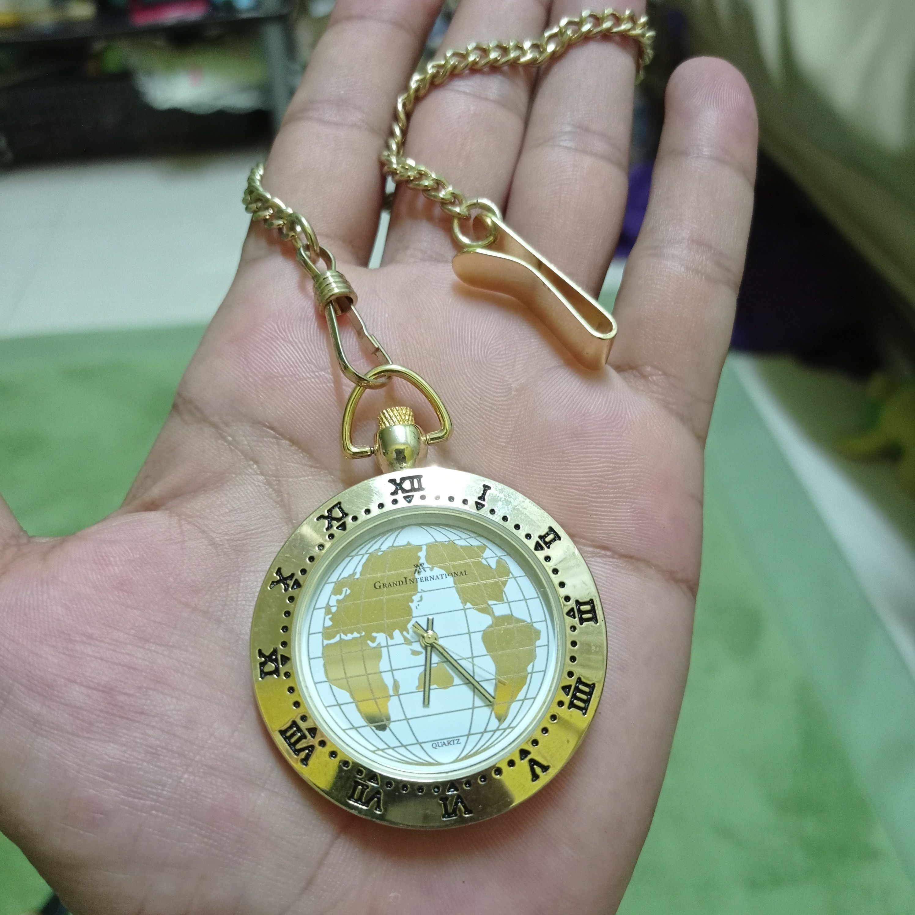 Japanese Brand Retro Pocket Watch "Grand International Quartz" Japan Size ONE SIZE - 4 Thumbnail