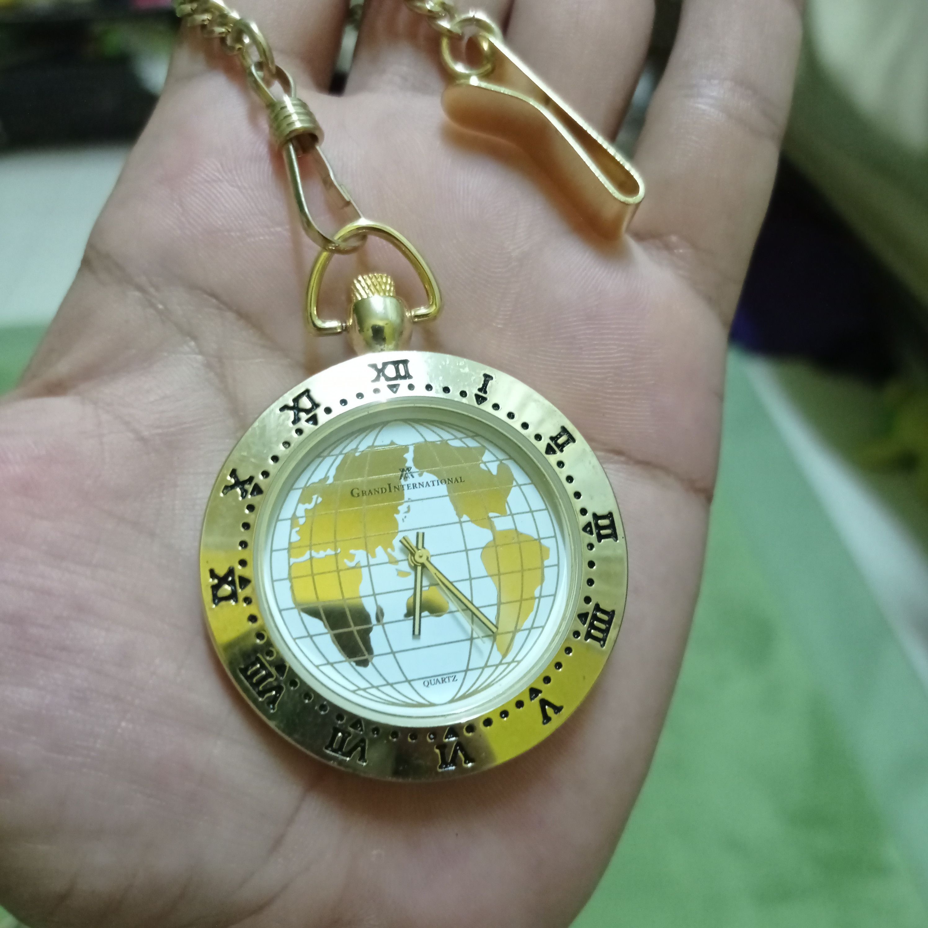 Japanese Brand Retro Pocket Watch "Grand International Quartz" Japan Size ONE SIZE - 3 Thumbnail