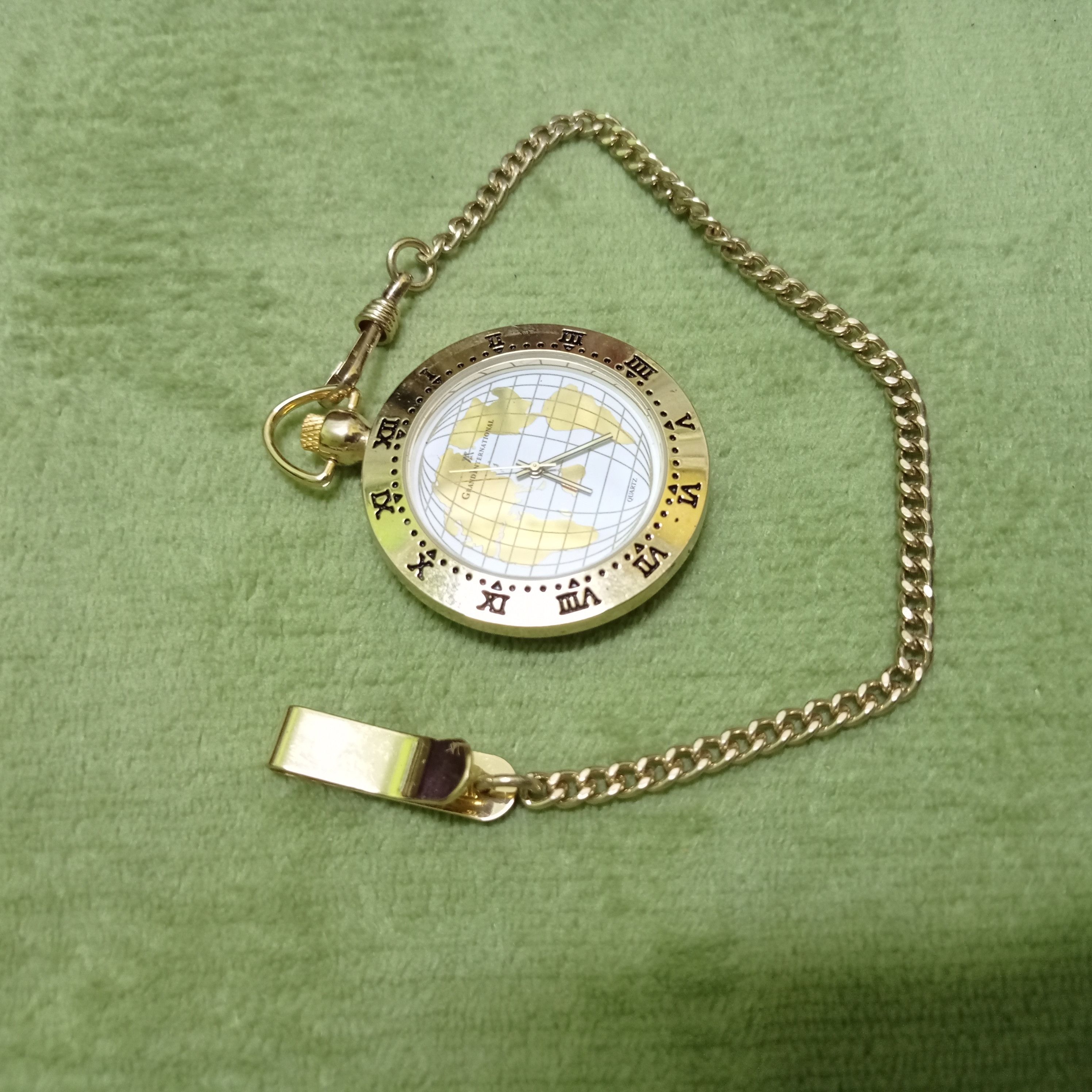 Japanese Brand Retro Pocket Watch "Grand International Quartz" Japan Size ONE SIZE - 2 Thumbnail