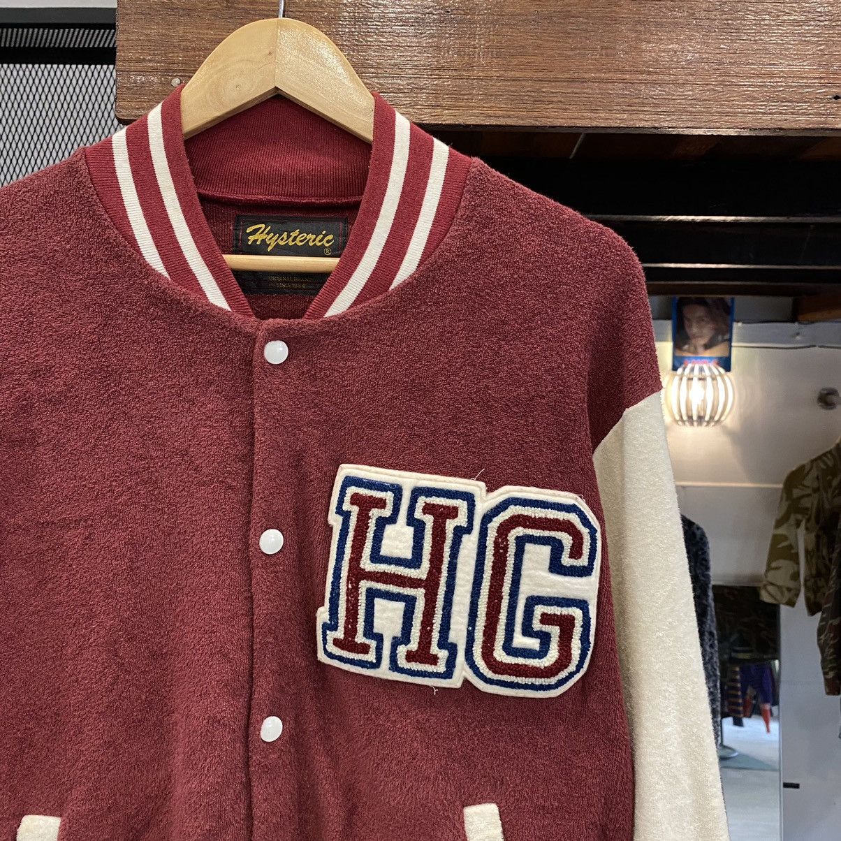 Hysteric Glamour Hysteric Glamour Varsity Jacket Size US L / EU 52-54 / 3 - 3 Thumbnail