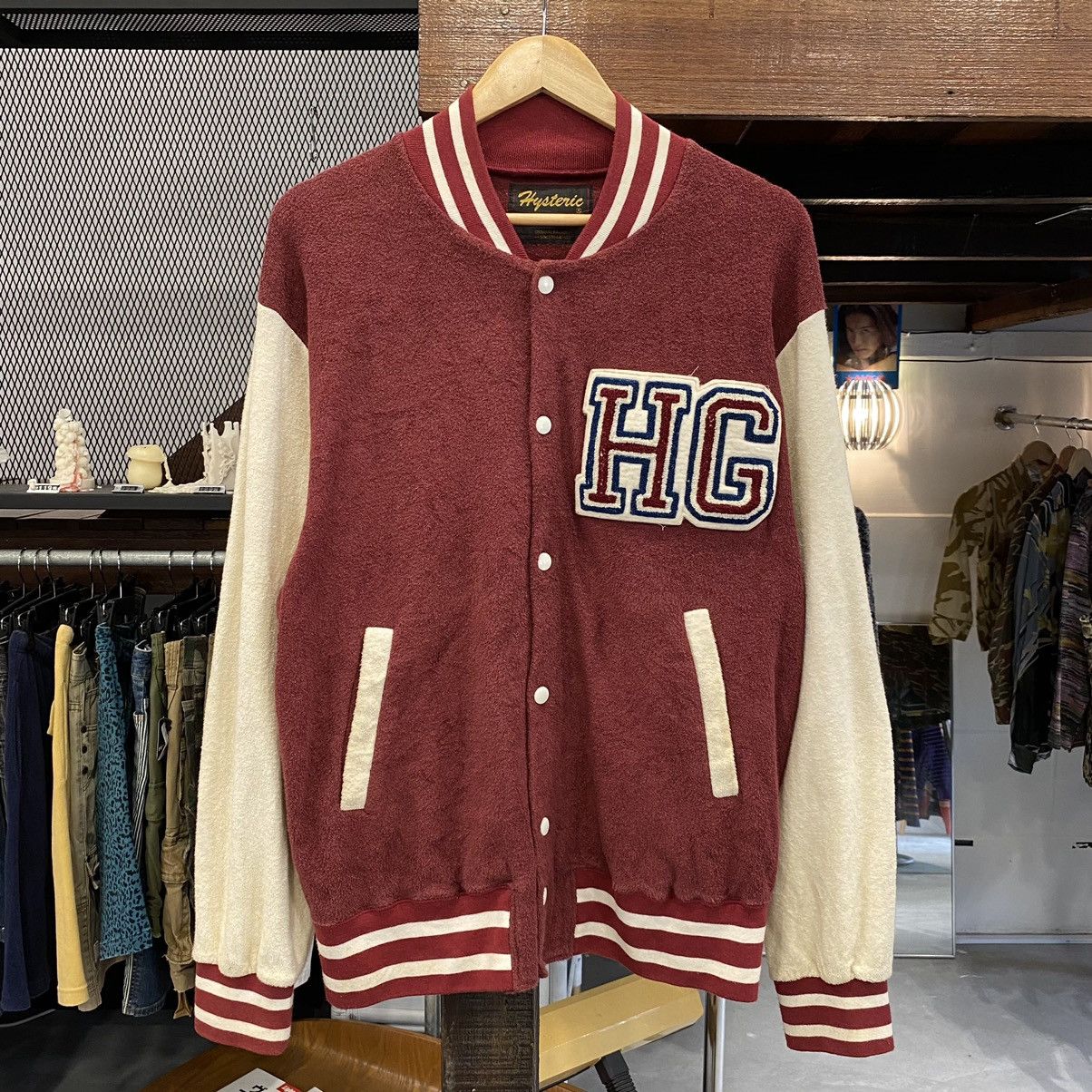 Hysteric Glamour Hysteric Glamour Varsity Jacket Size US L / EU 52-54 / 3 - 1 Thumbnail