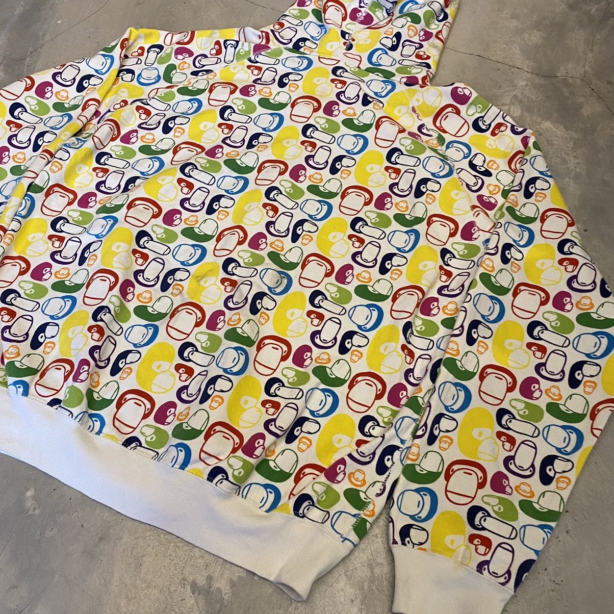 Bape OG Bape Baby Milo Crazy Camo Multicolour Hoodie Size US L / EU 52-54 / 3 - 18 Thumbnail