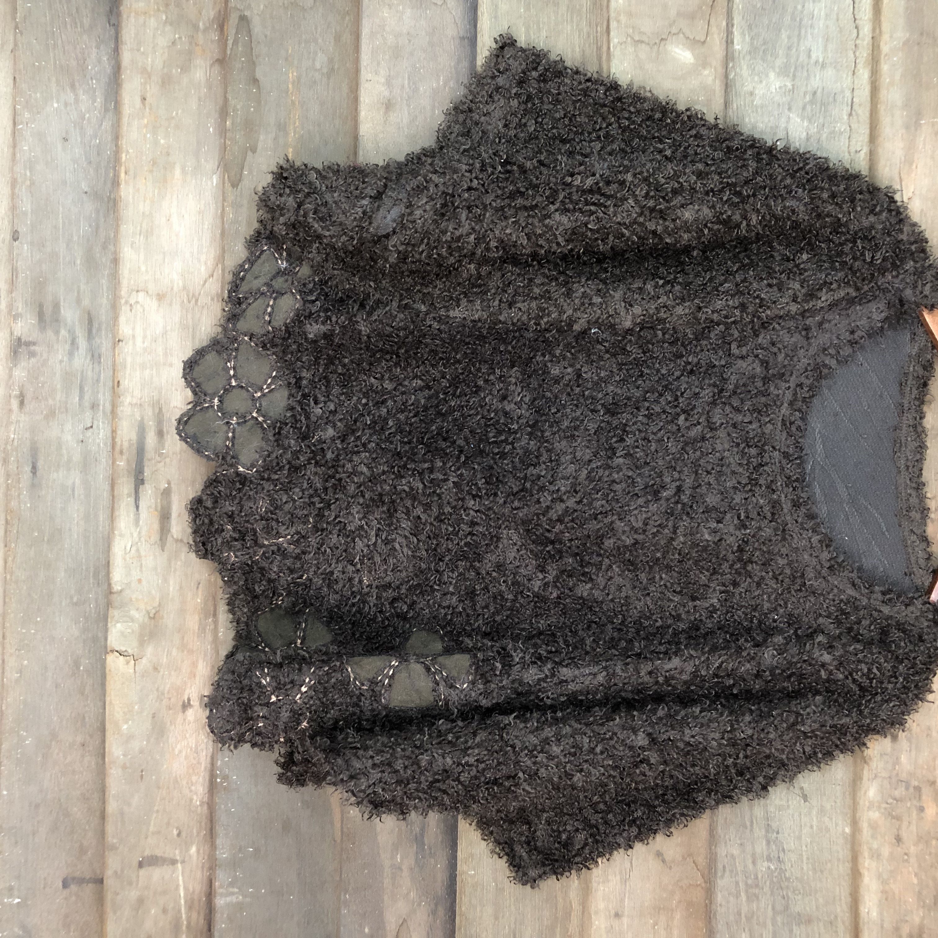 Homespun Knitwear Brillante Baggy Full Size Shag Fur Mohair Knitwear #6719 Size US M / EU 48-50 / 2 - 3 Thumbnail