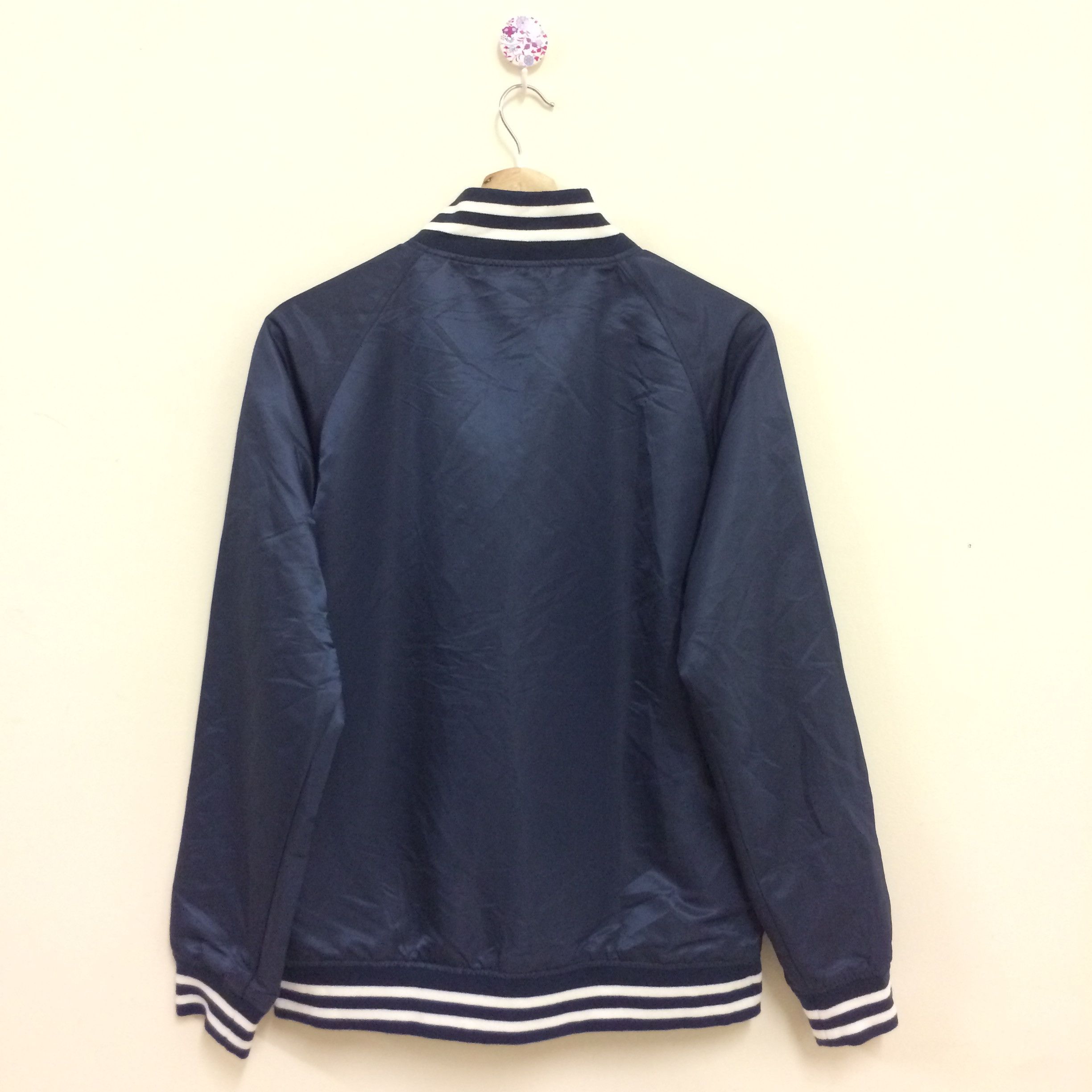 Champion × Vintage Vintage Champion Navy Blue Bomber Jacket Size S Size US S / EU 44-46 / 1 - 8 Thumbnail