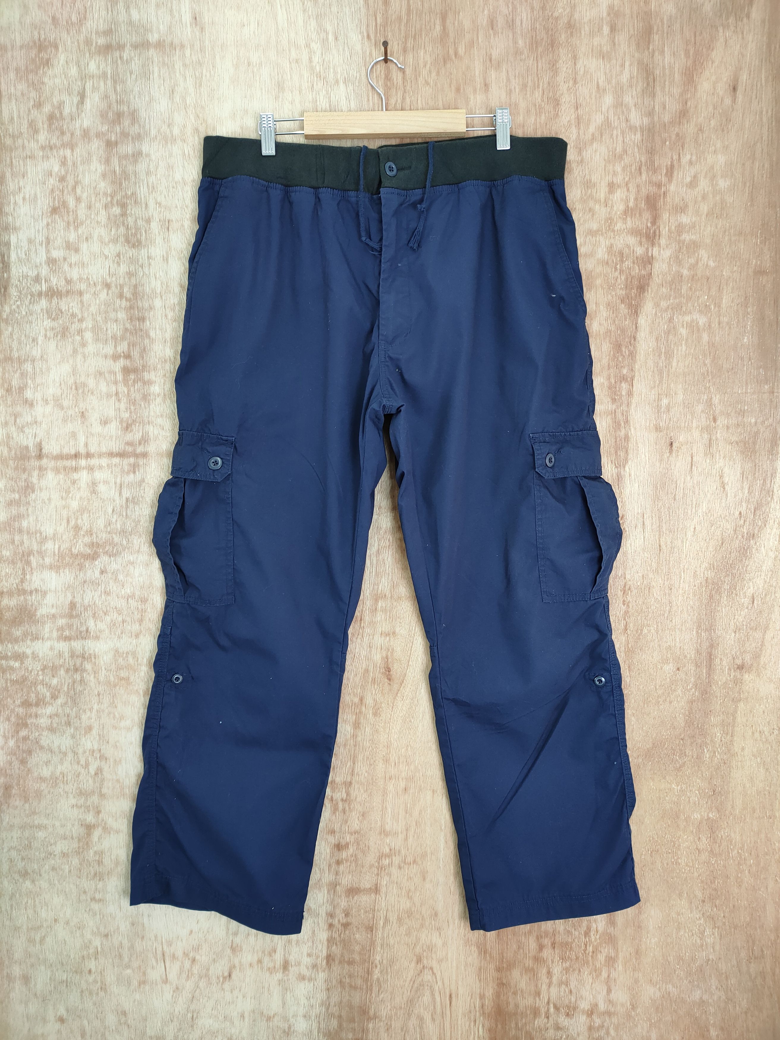 image of Nicole Miller Vintage Nicole Morrison Cargo Pants in Dark Blue, Men's (Size 38)