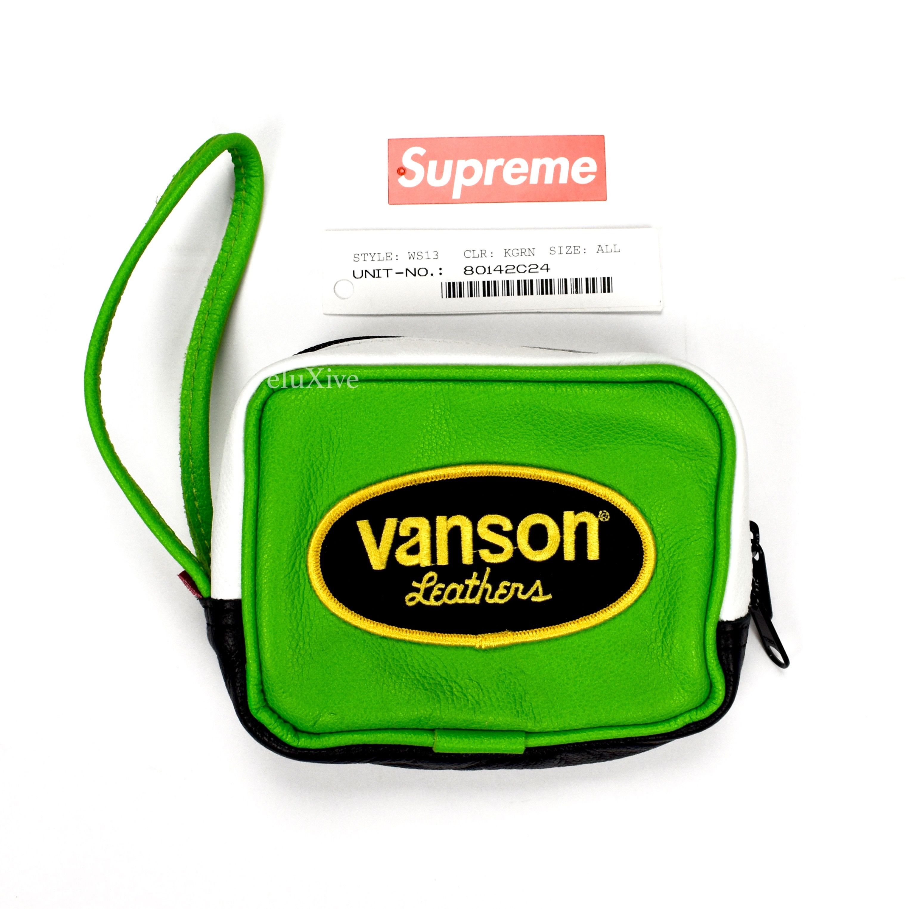 Supreme Vanson Leathers Leather Wrist Bag | Grailed