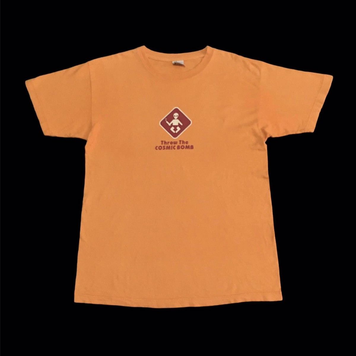 image of Vintage Alien in Orange, Men's (Size Medium)