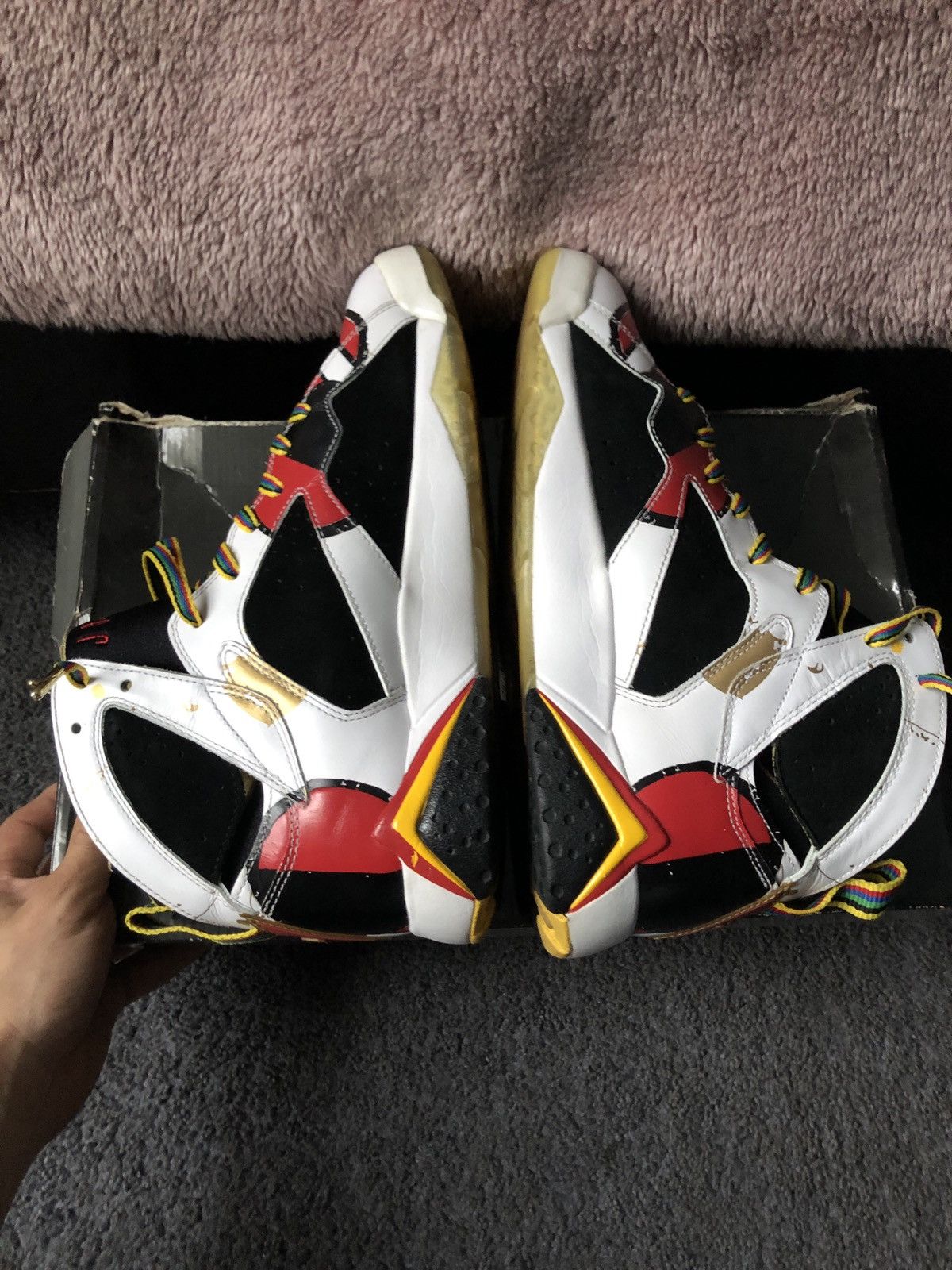 Jordan Brand Air Jordan 7 Retro OC Miro Olympic 2008 Size US 8.5 / EU 41-42 - 14 Thumbnail