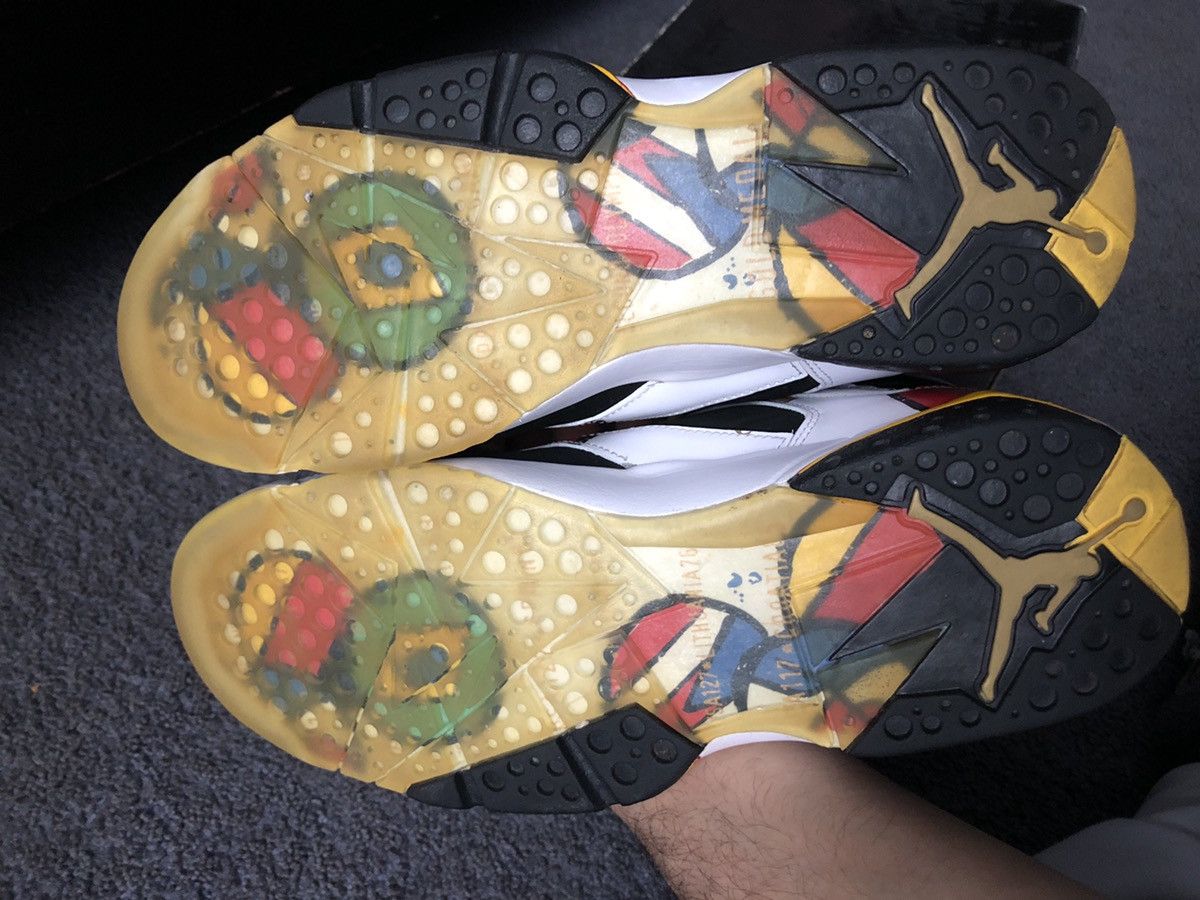 Jordan Brand Air Jordan 7 Retro OC Miro Olympic 2008 Size US 8.5 / EU 41-42 - 10 Thumbnail
