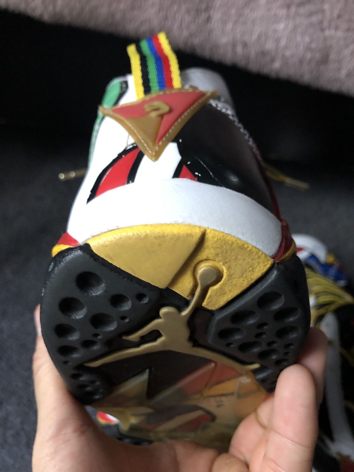 Jordan Brand Air Jordan 7 Retro OC Miro Olympic 2008 Size US 8.5 / EU 41-42 - 12 Thumbnail