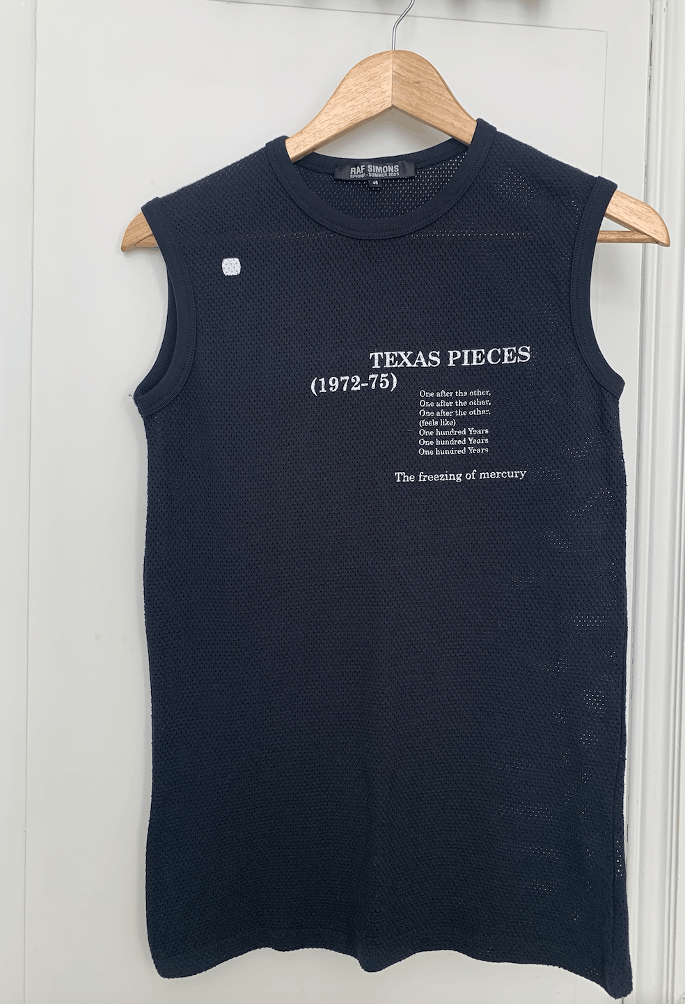 Raf Simons Raf Simons S/S 2005 Texas Pieces sleeveles top