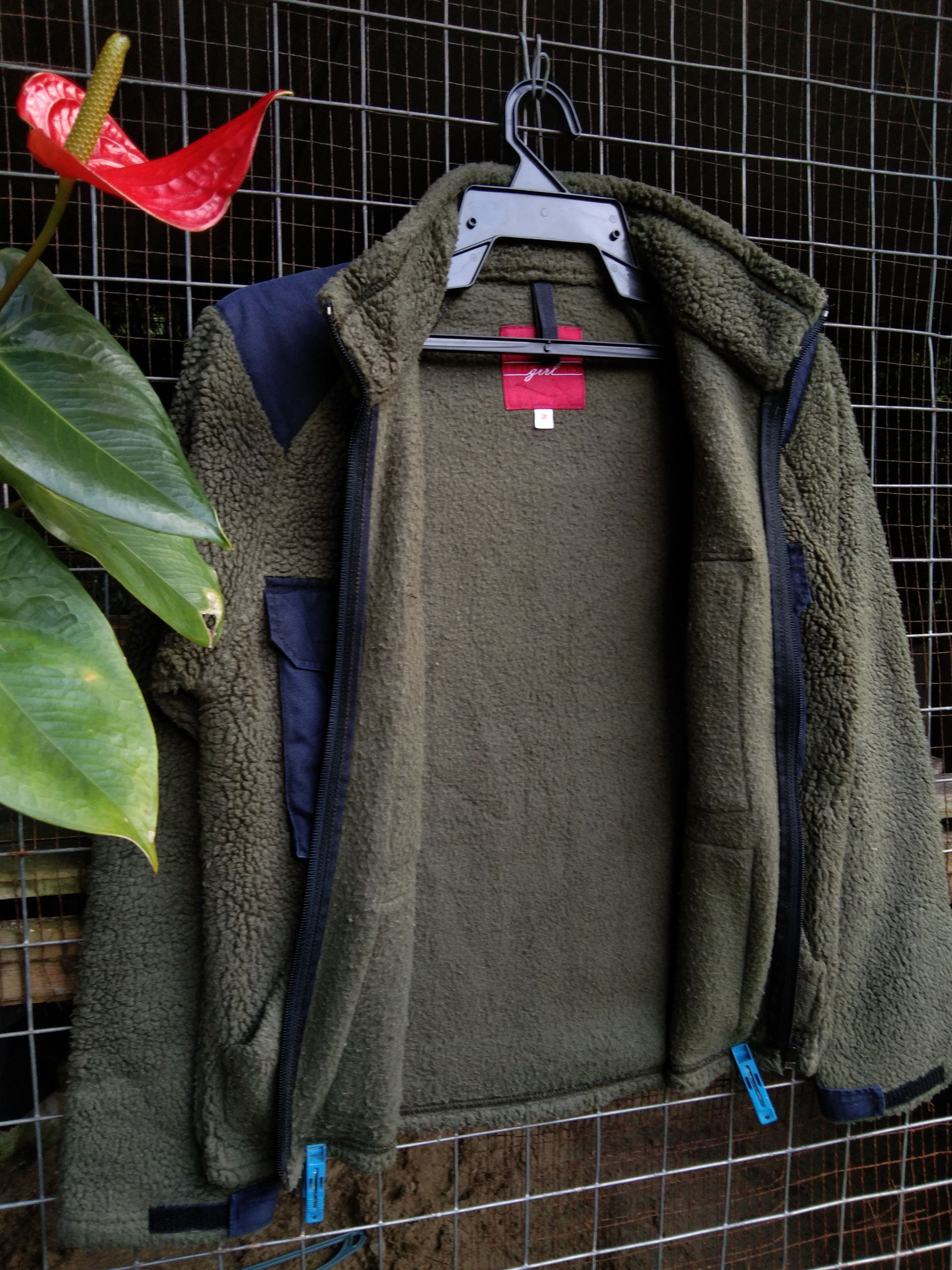 Japanese Brand VINTAGE DEEP PILE SHERPA FLEECE JACKET Size S / US 4 / IT 40 - 2 Thumbnail