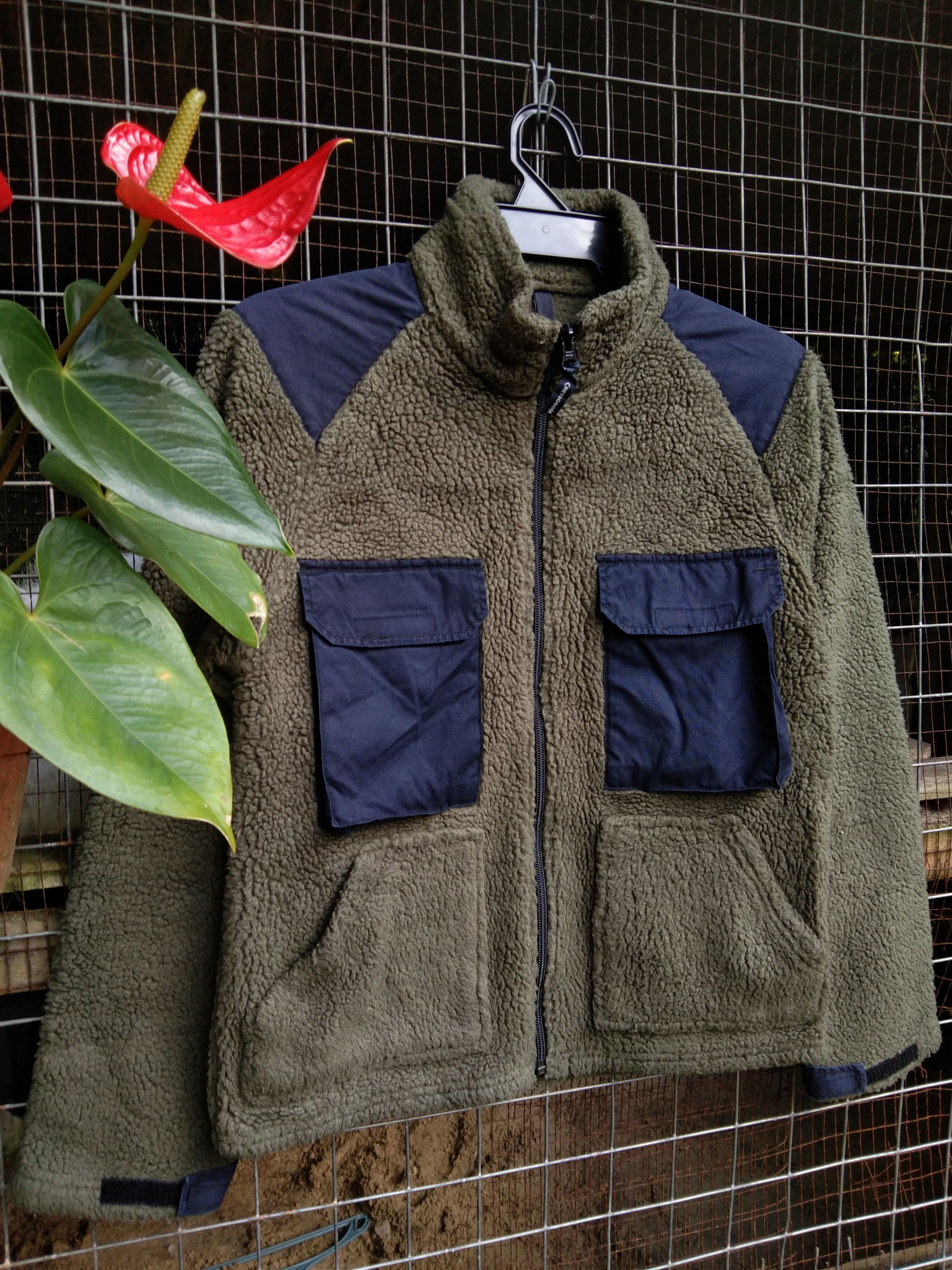 Japanese Brand VINTAGE DEEP PILE SHERPA FLEECE JACKET Size S / US 4 / IT 40 - 6 Thumbnail