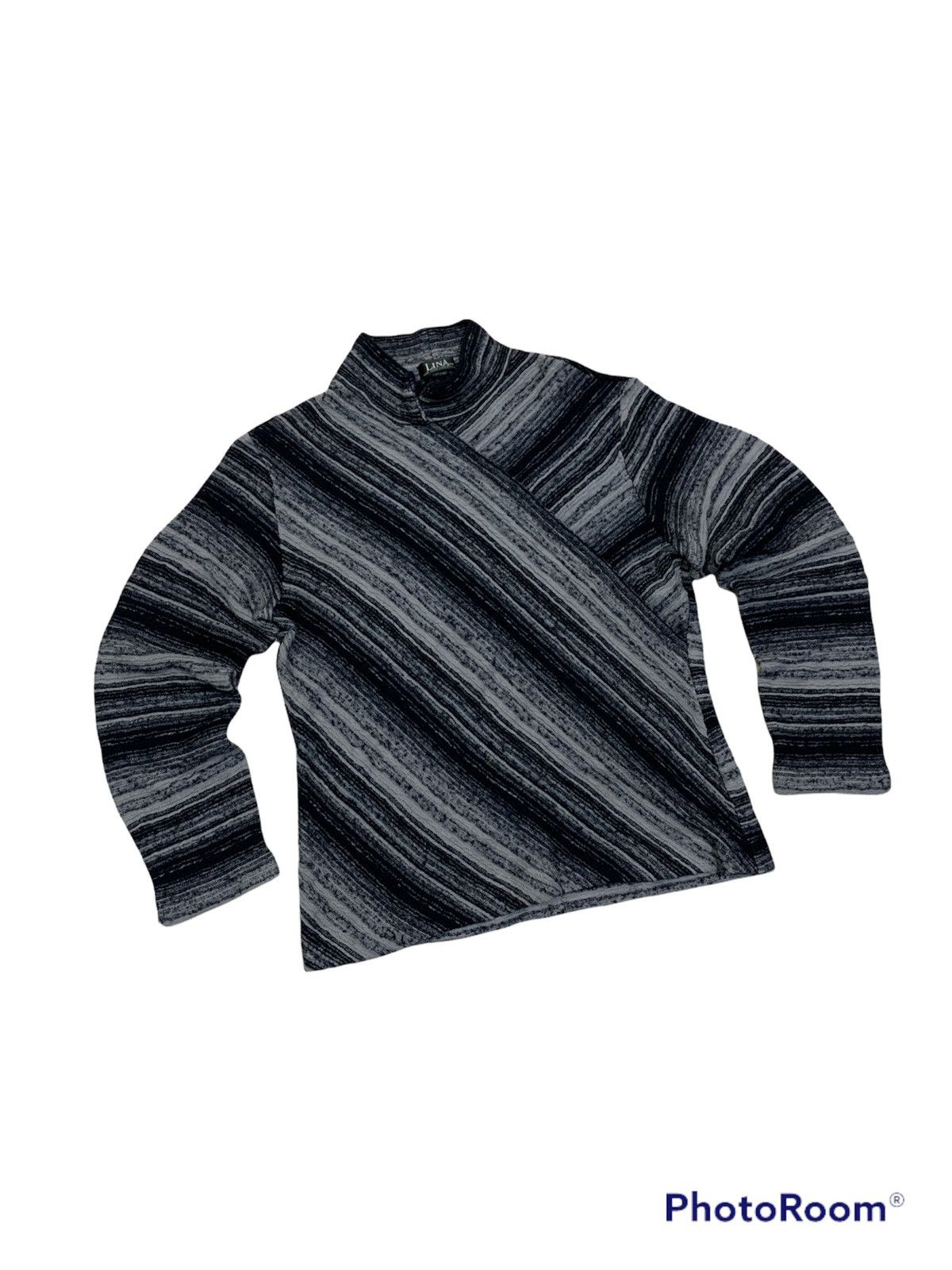 Designer × Japanese Brand LINA CHIC PLEATS PLEATED WOOL MOX LONG SLEEVES SHIRT Size US XS / EU 42 / 0 - 1 Thumbnail