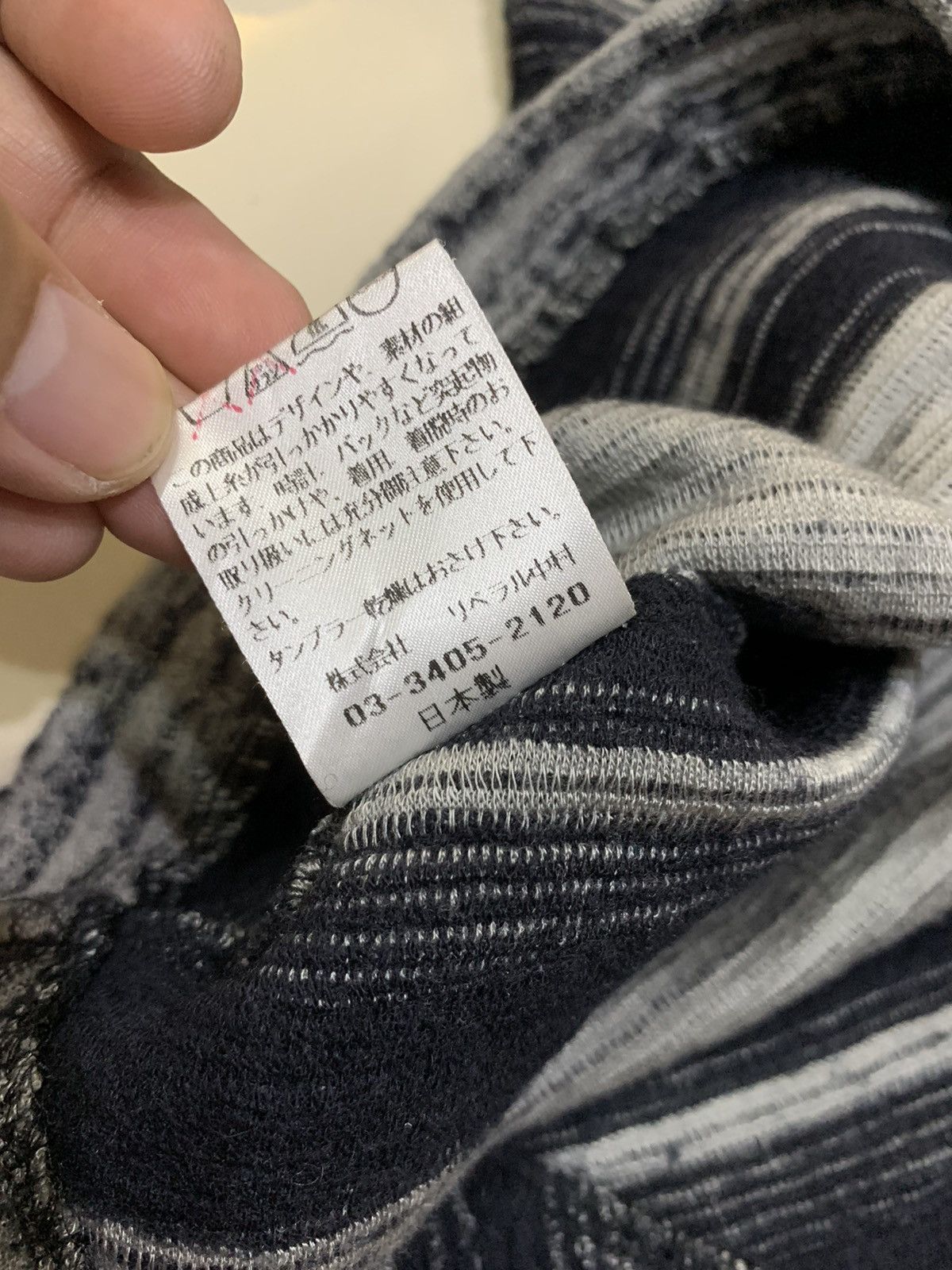 Designer × Japanese Brand LINA CHIC PLEATS PLEATED WOOL MOX LONG SLEEVES SHIRT Size US XS / EU 42 / 0 - 9 Thumbnail