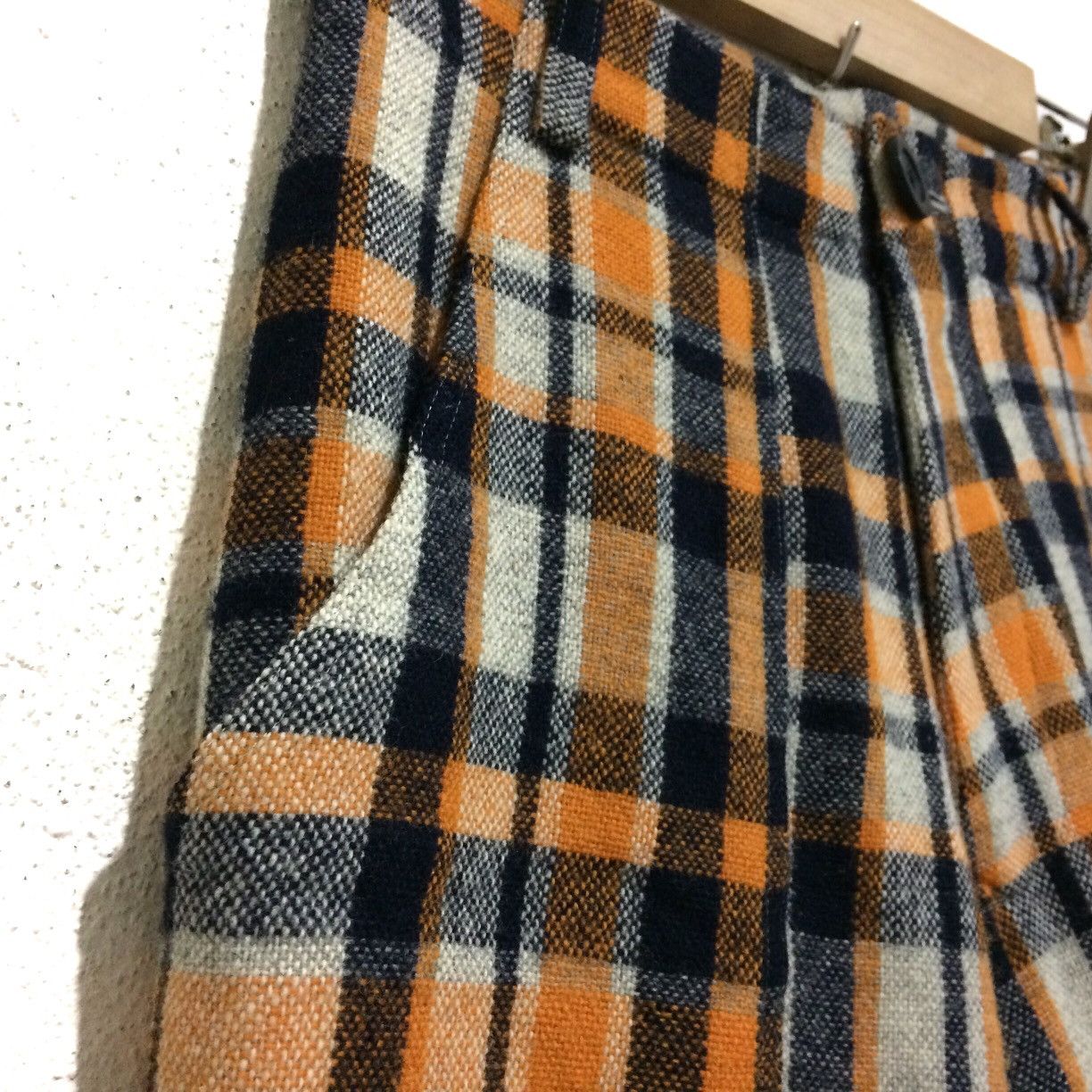 Jun Takahashi Vintage Undercover Checked Wool Wire Plaid Pants Punk Size S Size US 28 / EU 44 - 2 Thumbnail