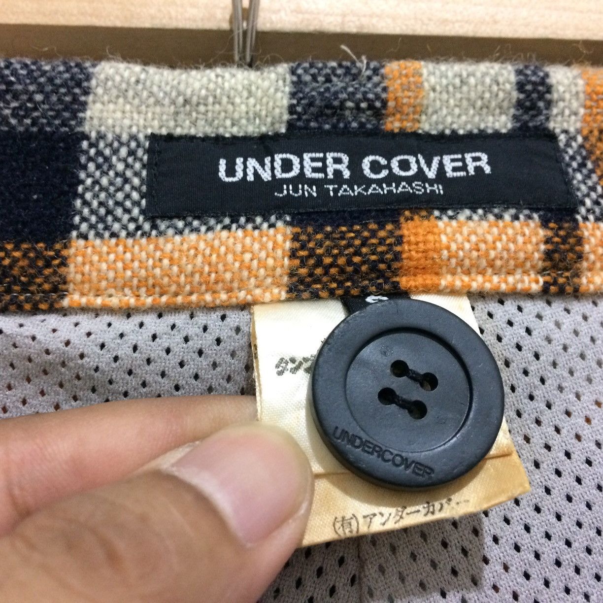 Jun Takahashi Vintage Undercover Checked Wool Wire Plaid Pants Punk Size S Size US 28 / EU 44 - 16 Thumbnail