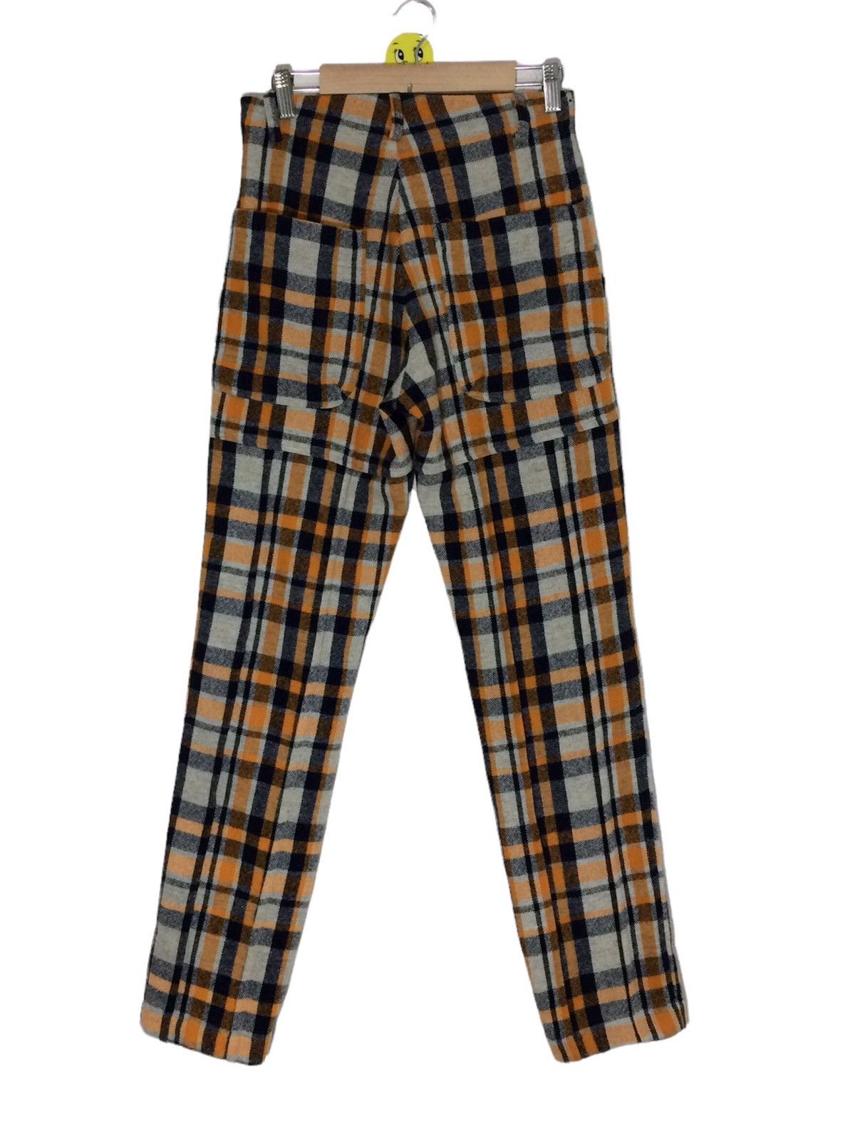 Jun Takahashi Vintage Undercover Checked Wool Wire Plaid Pants Punk Size S Size US 28 / EU 44 - 7 Thumbnail