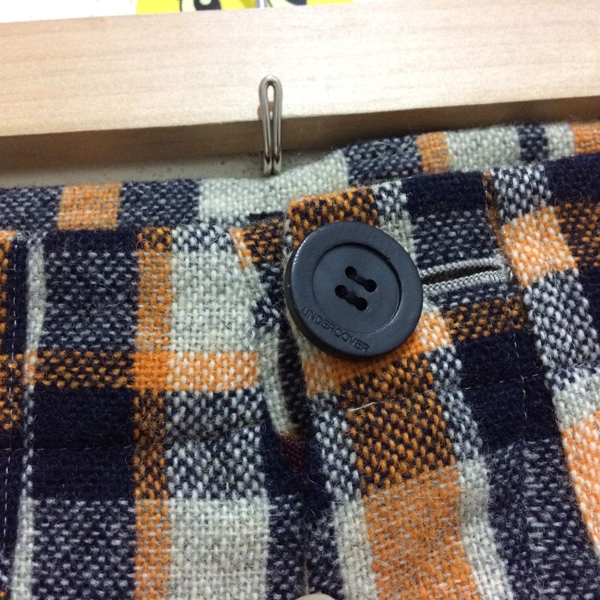 Jun Takahashi Vintage Undercover Checked Wool Wire Plaid Pants Punk Size S Size US 28 / EU 44 - 6 Thumbnail