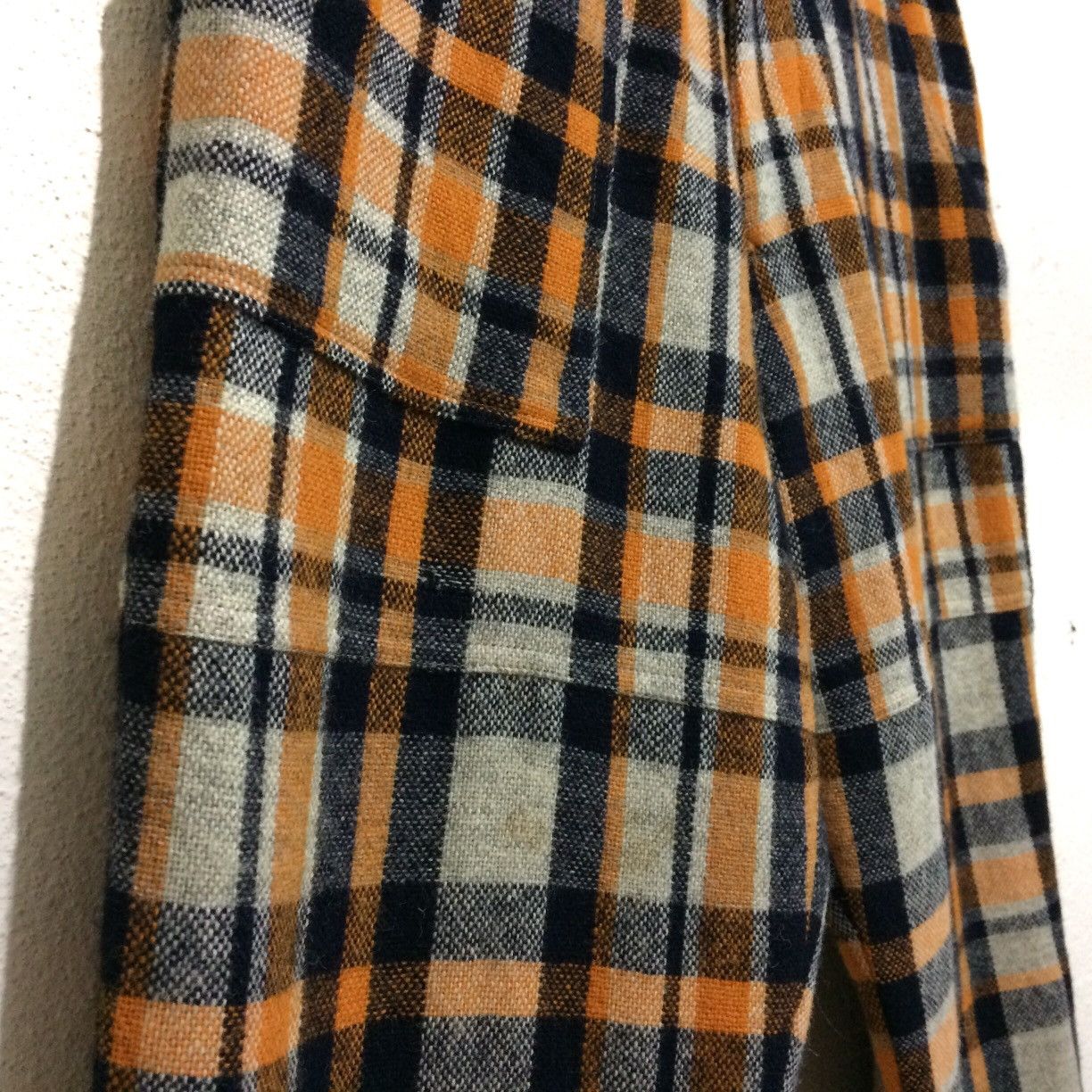 Jun Takahashi Vintage Undercover Checked Wool Wire Plaid Pants Punk Size S Size US 28 / EU 44 - 3 Thumbnail