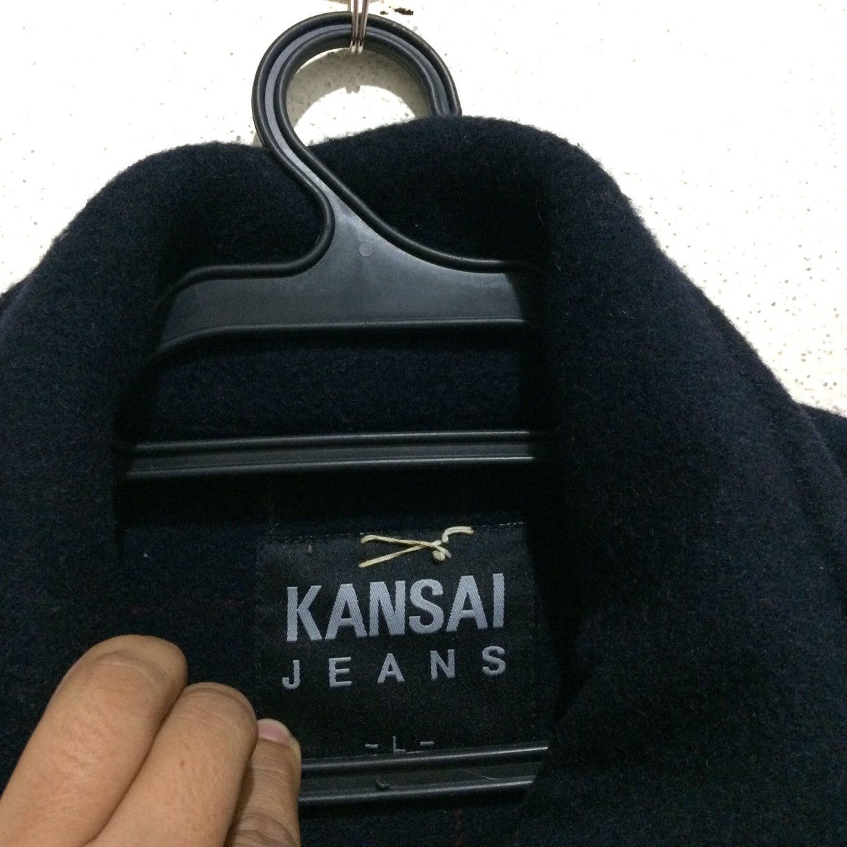 Kansai Yamamoto Vintage KANSAI JEANS duffle Coat Wool Bomber Jacket Size US L / EU 52-54 / 3 - 6 Thumbnail