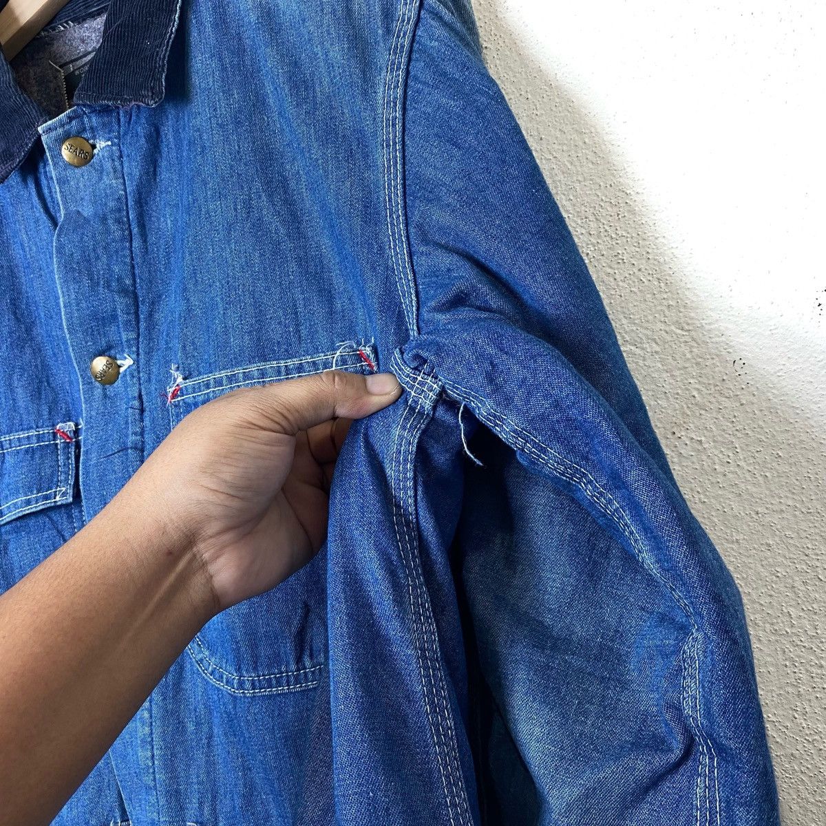 Sears Vintage 60's Sears WORK'N LEISURE Workwear Jacket Wool USA Size US M / EU 48-50 / 2 - 6 Thumbnail
