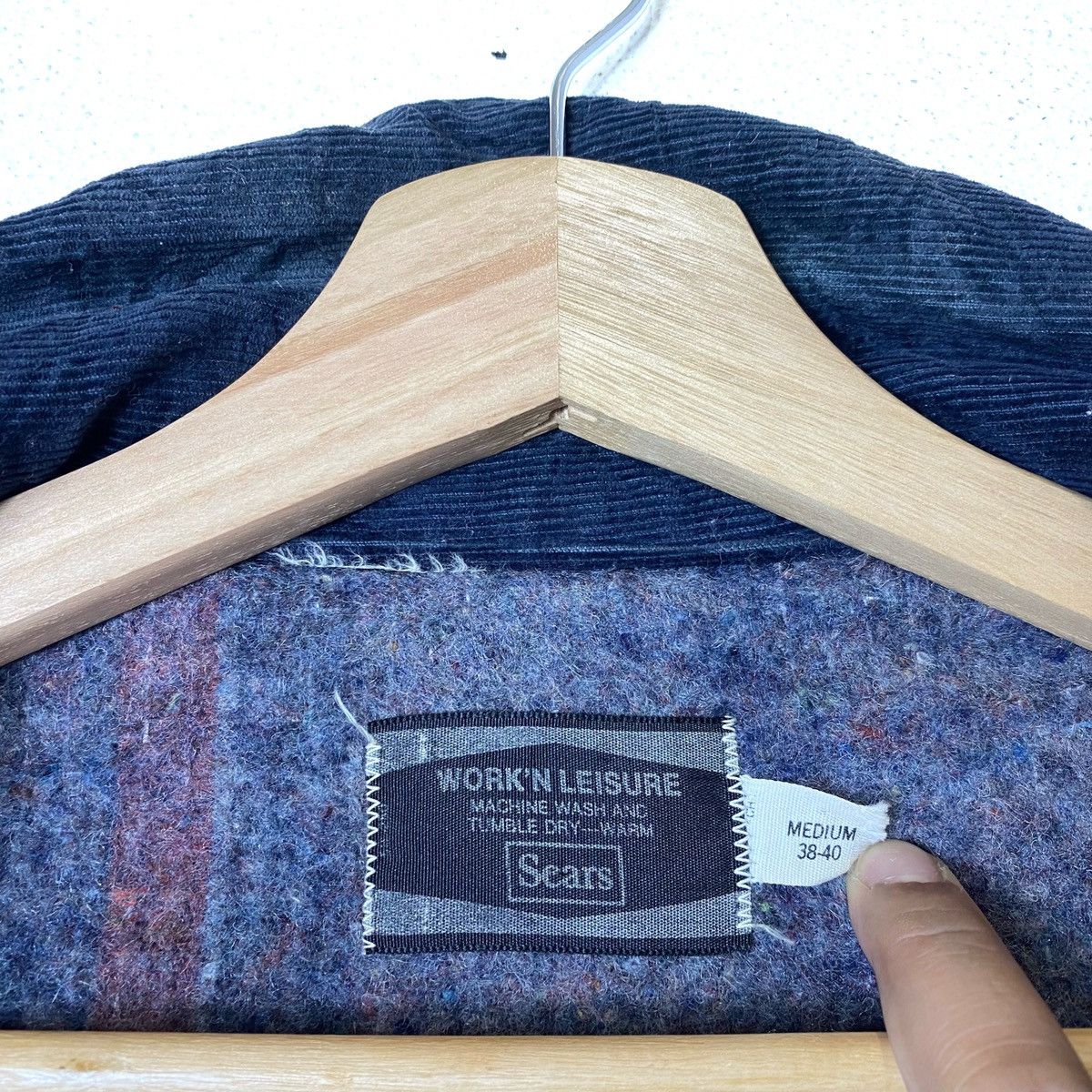 Sears Vintage 60's Sears WORK'N LEISURE Workwear Jacket Wool USA Size US M / EU 48-50 / 2 - 10 Thumbnail