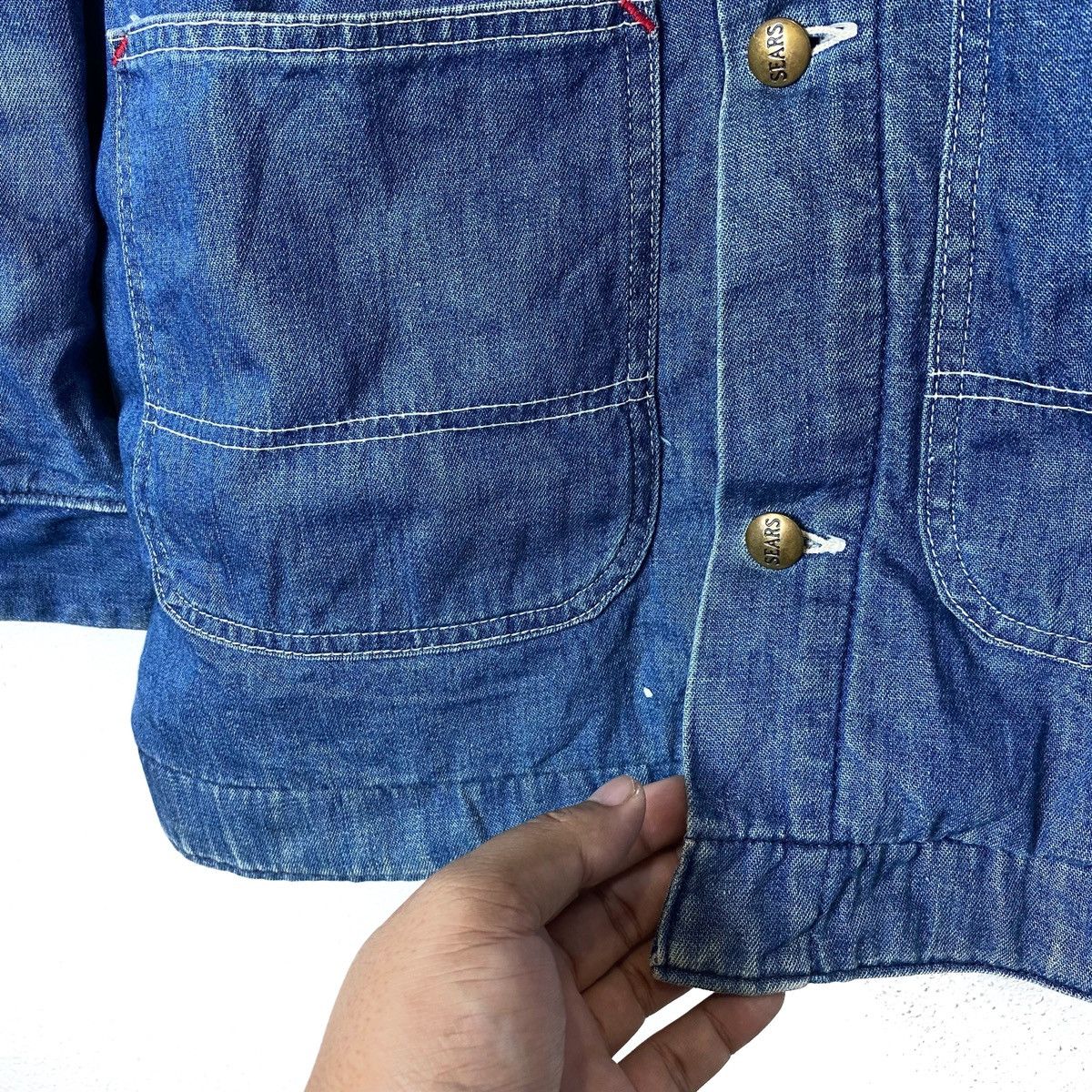 Sears Vintage 60's Sears WORK'N LEISURE Workwear Jacket Wool USA Size US M / EU 48-50 / 2 - 4 Thumbnail