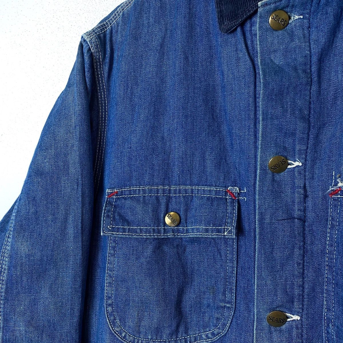Sears Vintage 60's Sears WORK'N LEISURE Workwear Jacket Wool USA Size US M / EU 48-50 / 2 - 3 Thumbnail