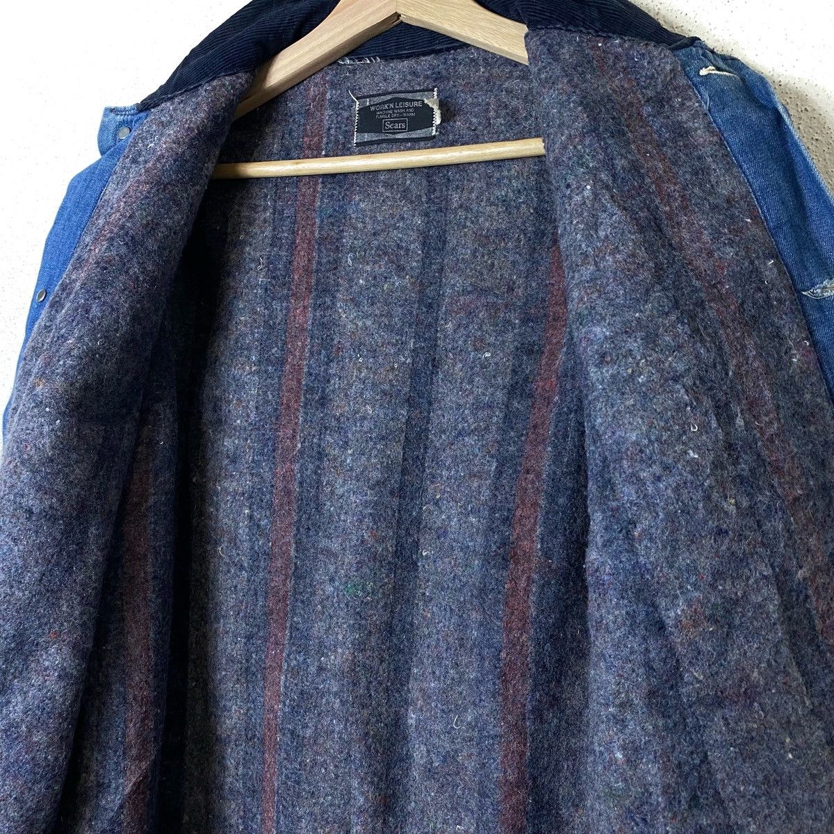 Sears Vintage 60's Sears WORK'N LEISURE Workwear Jacket Wool USA Size US M / EU 48-50 / 2 - 11 Thumbnail